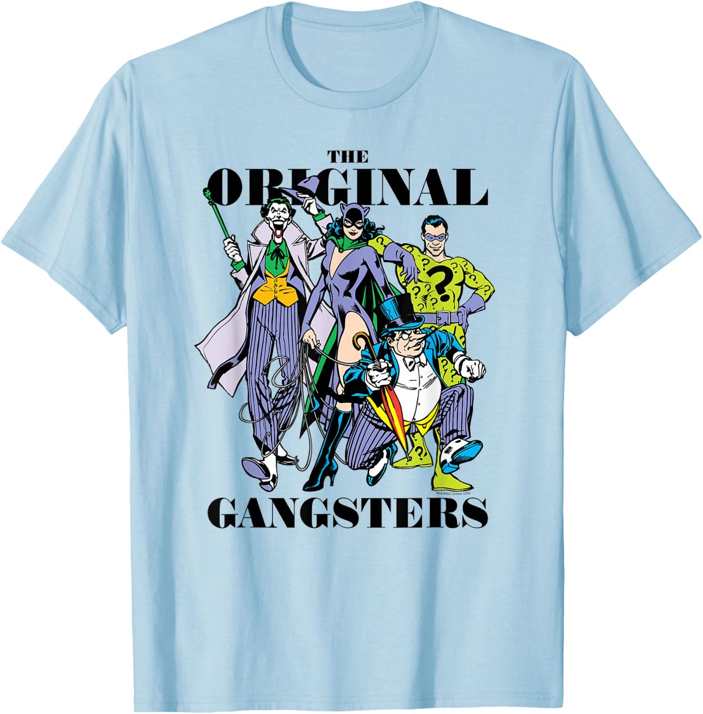 Batman Original Gangsters T-Shirt - T-Shirt | Light Blue