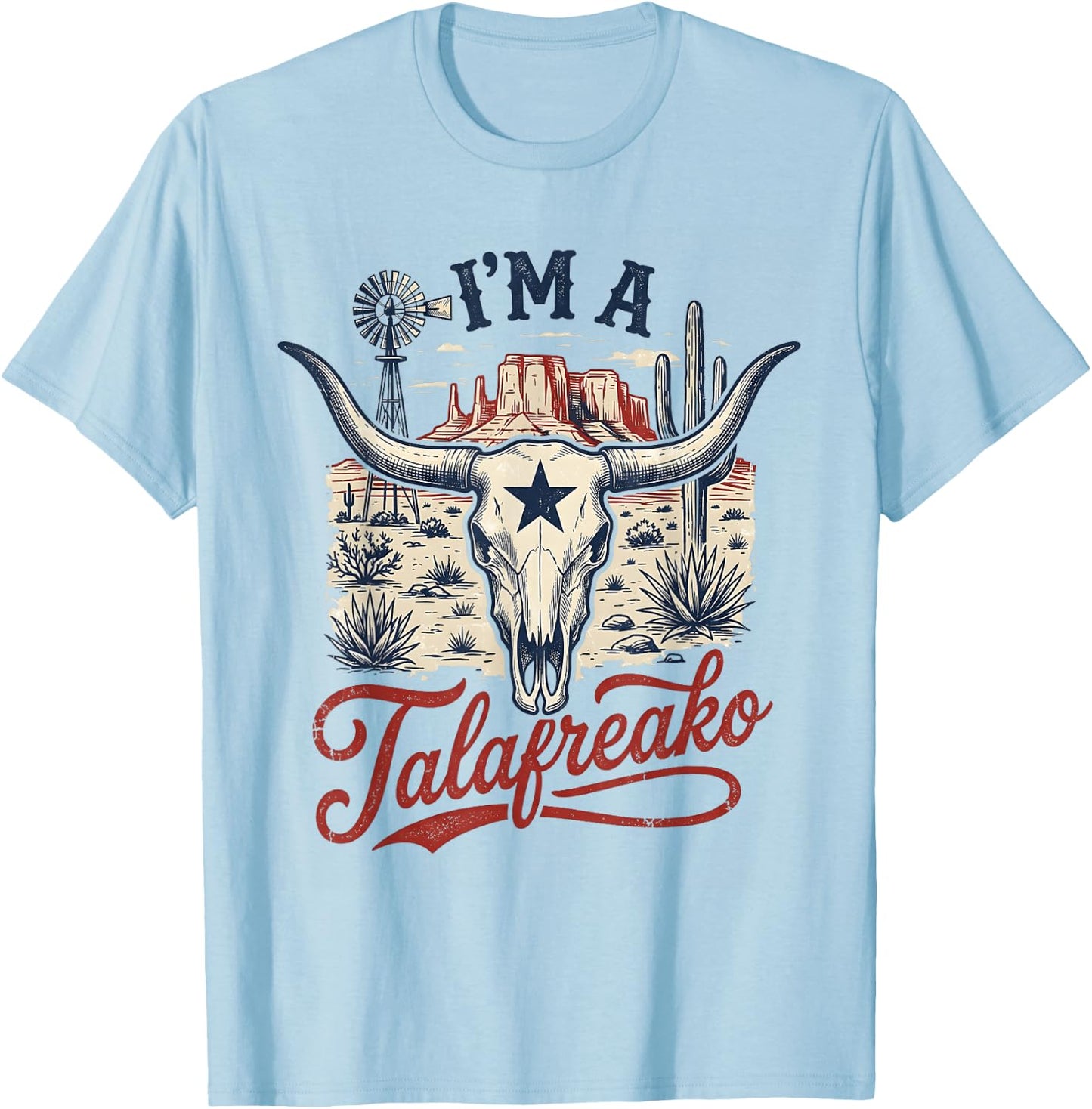 I'm A Talafreako James Talarico 2026 for US Senate Texas T-Shirt - T-Shirt | Light Blue