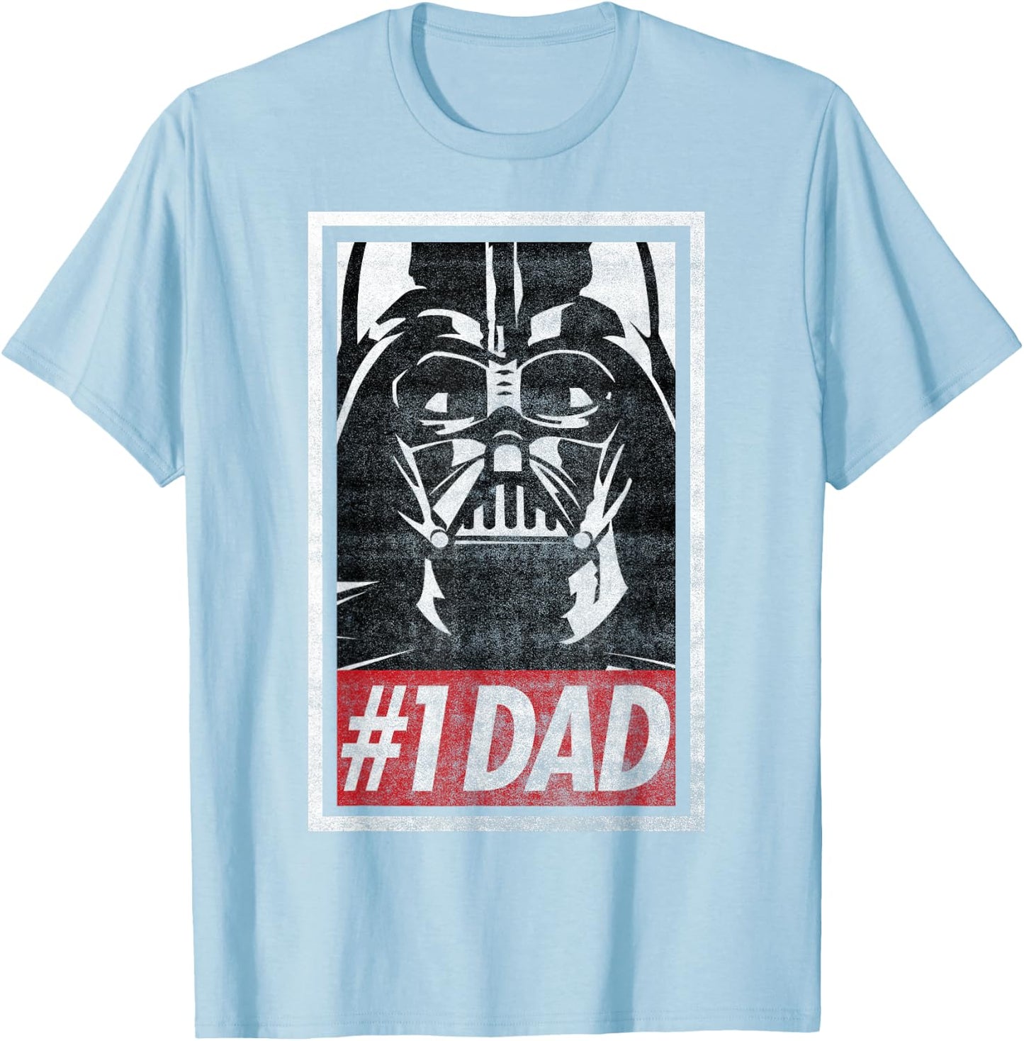 Star Wars Darth Vader #1 Dad Propaganda Graphic C1 T-Shirt - T-Shirt | Light Blue