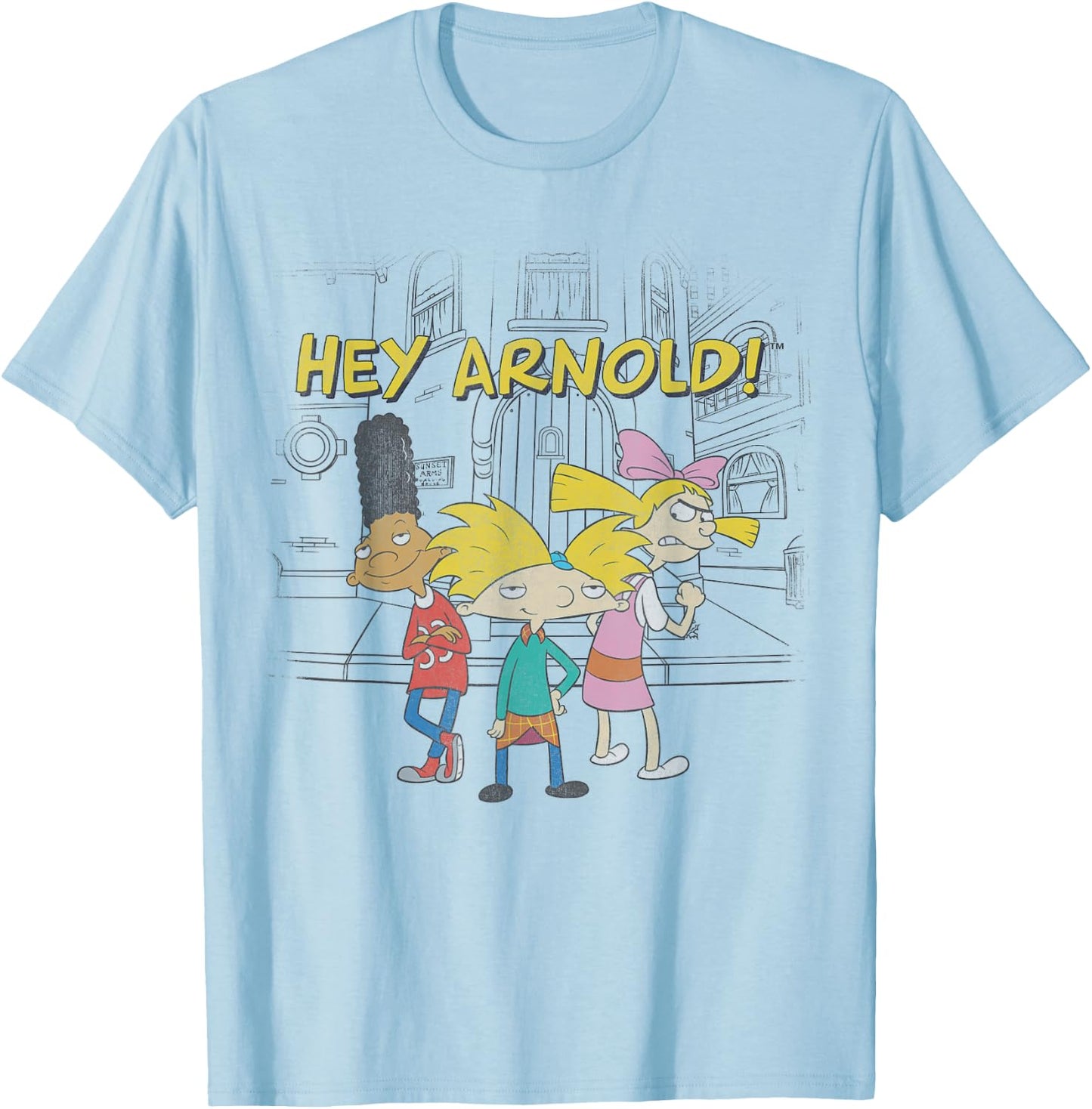 Nickelodeon Hey Arnold Mad Helga T-Shirt - T-Shirt | Light Blue