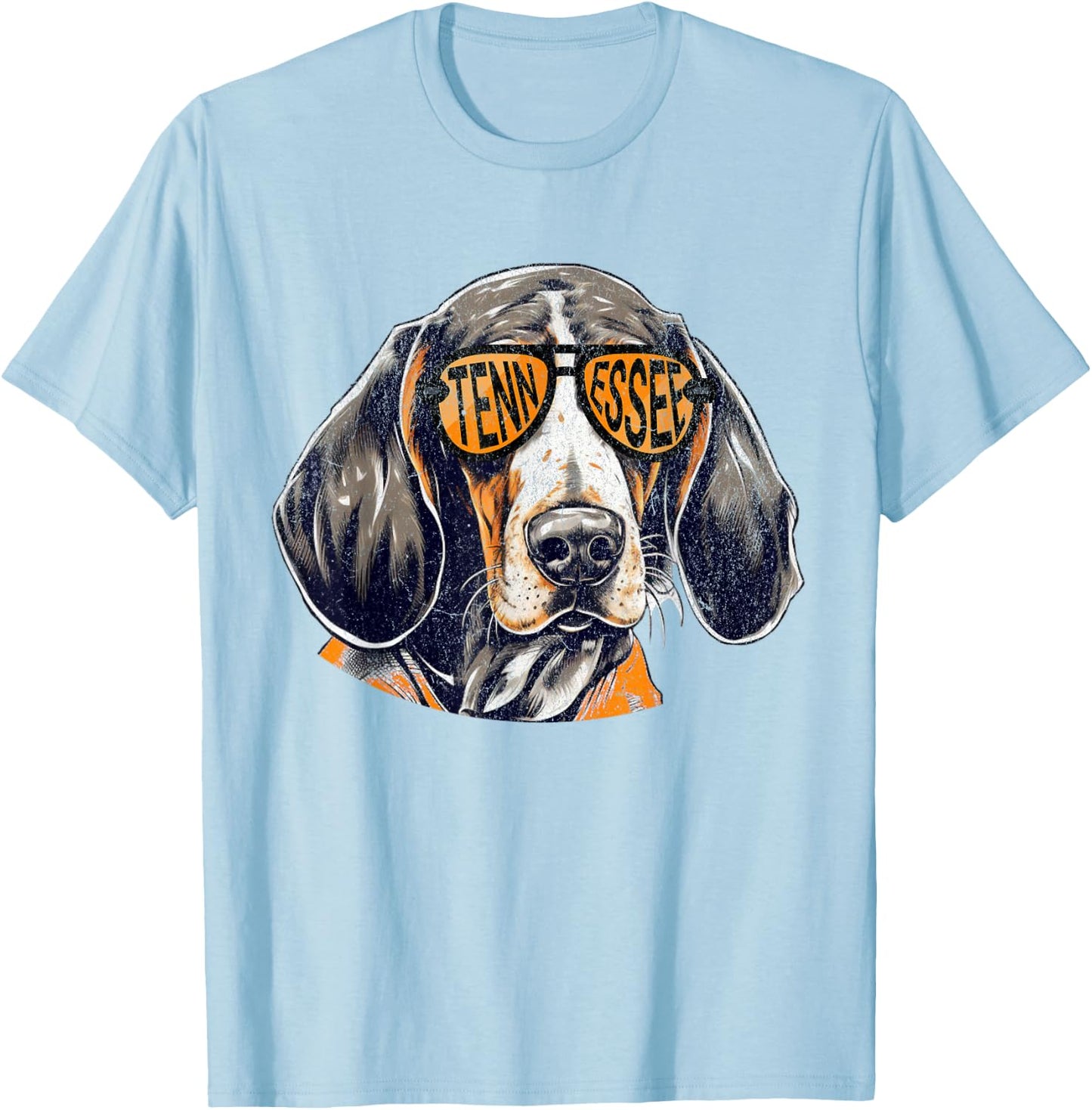 Tennessee Dog Sport Lovers | Tennessee Coonhound Fan Men Women Kids T-Shirt - T-Shirt | Light Blue