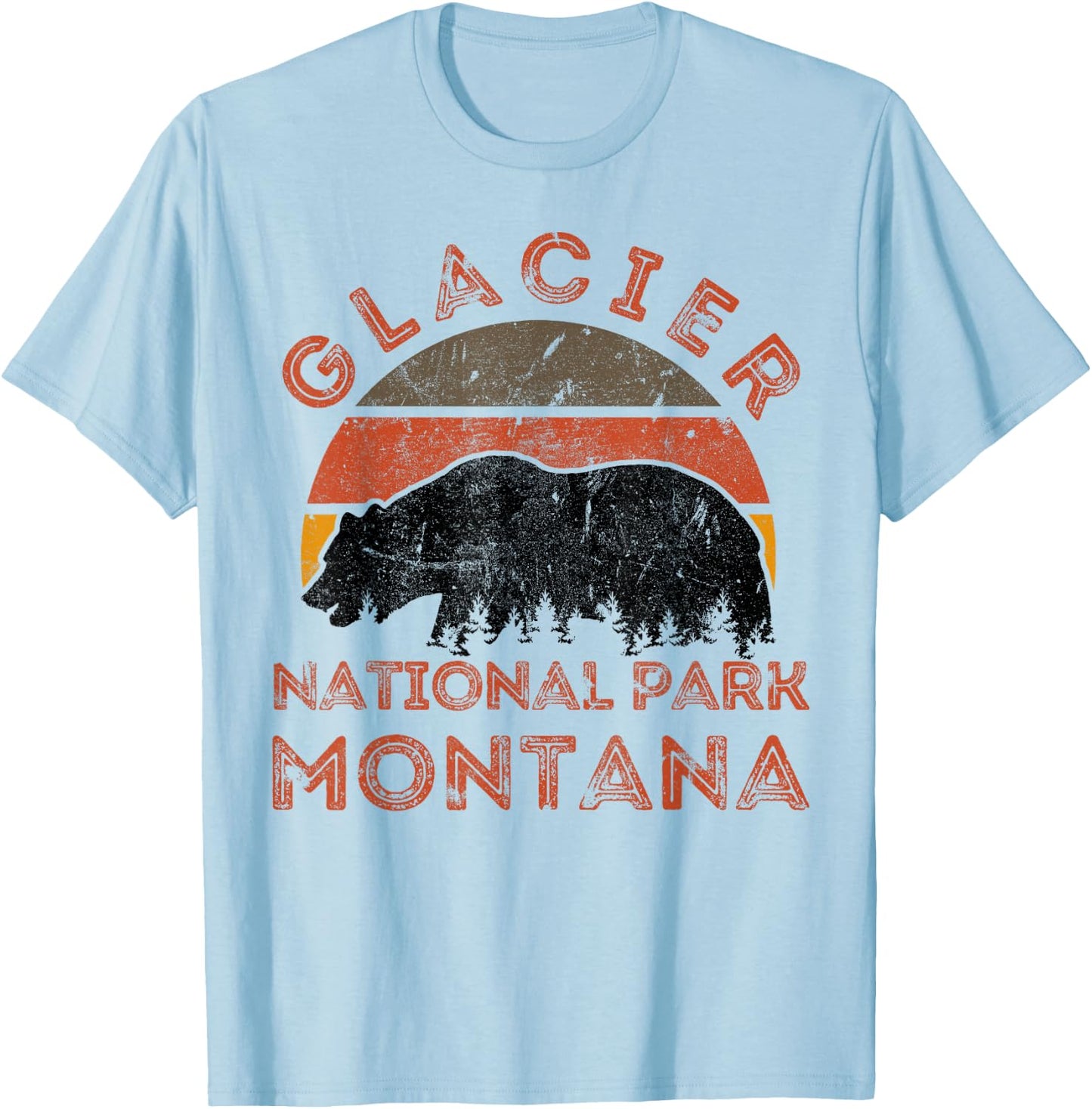 Glacier National Park T-Shirt - T-Shirt | Light Blue