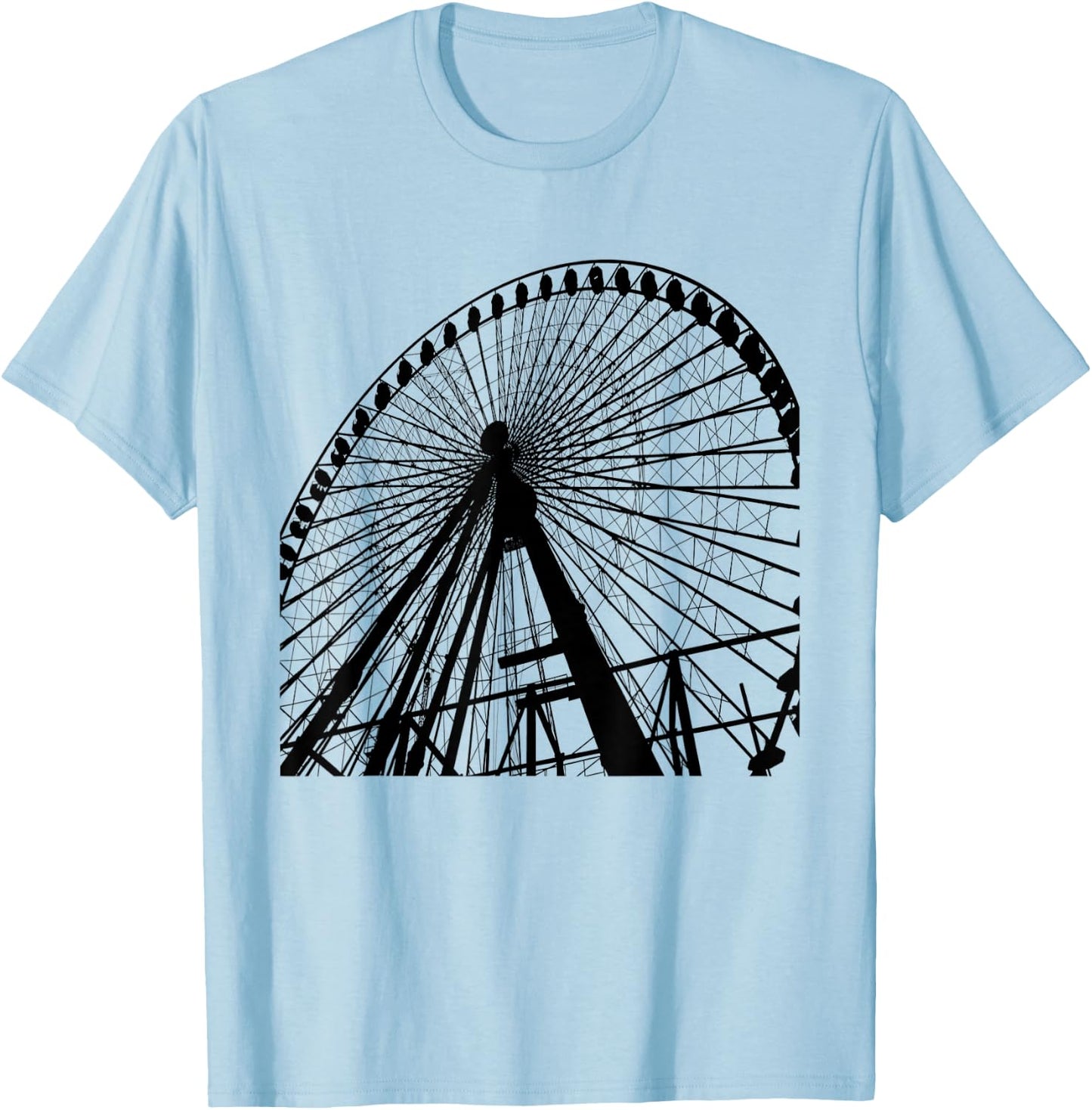 Ferris Wheel T-Shirt - T-Shirt | Light Blue
