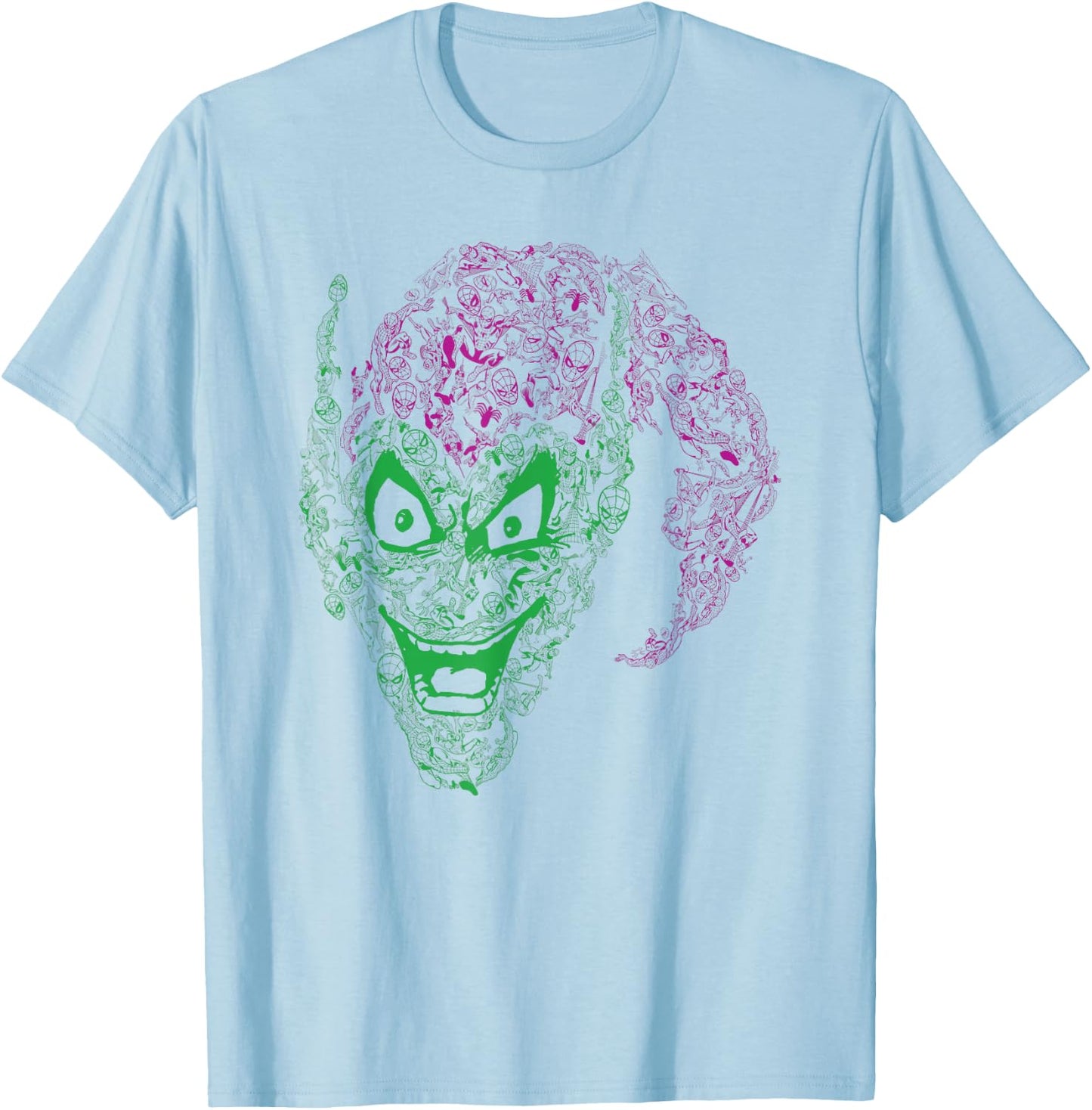 Marvel Spider-Man Green Goblin Norman Osborn T-Shirt - T-Shirt | Light Blue