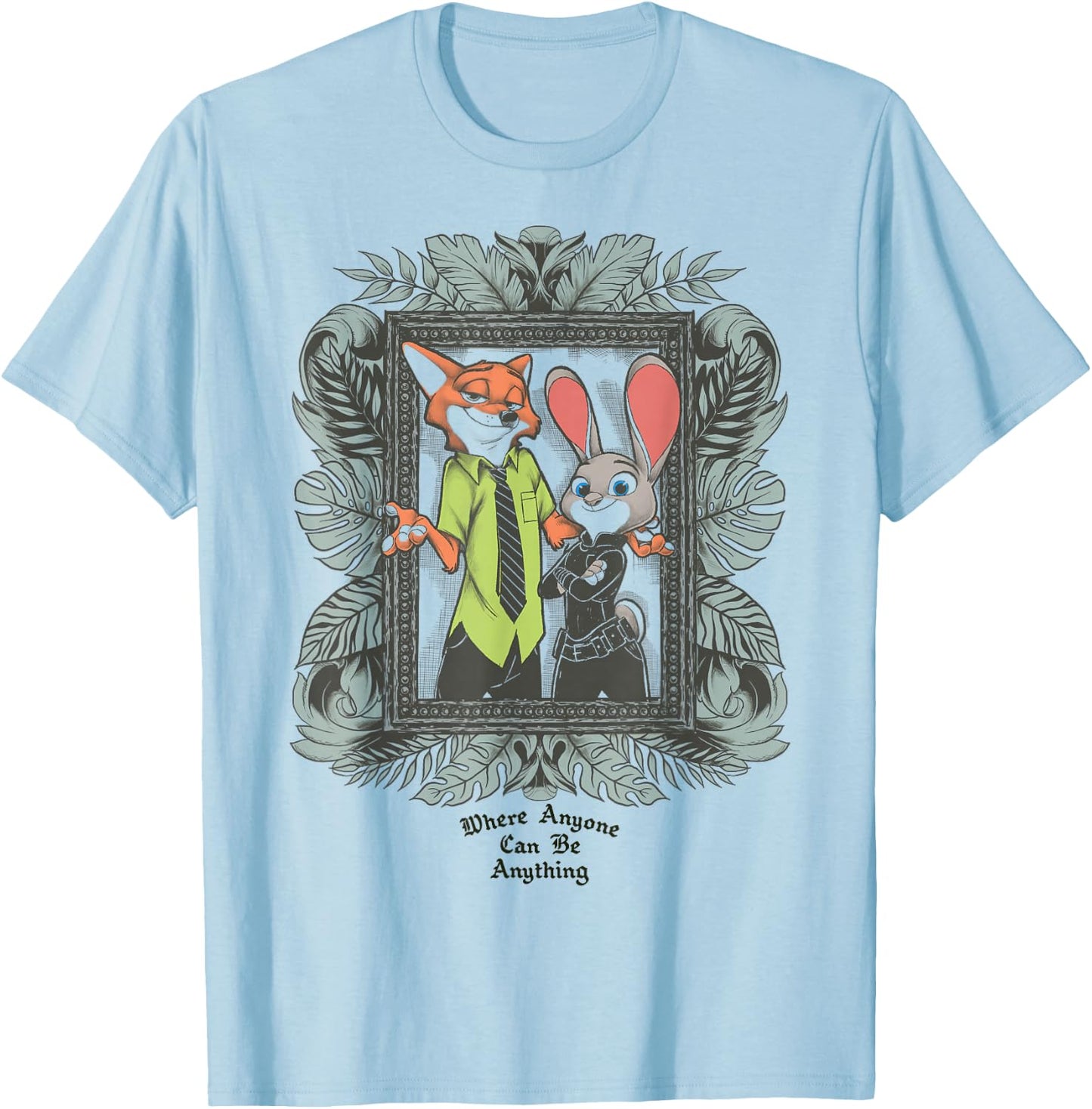 Disney Zootopia Can Be Anything Graphic T-Shirt - T-Shirt | Light Blue