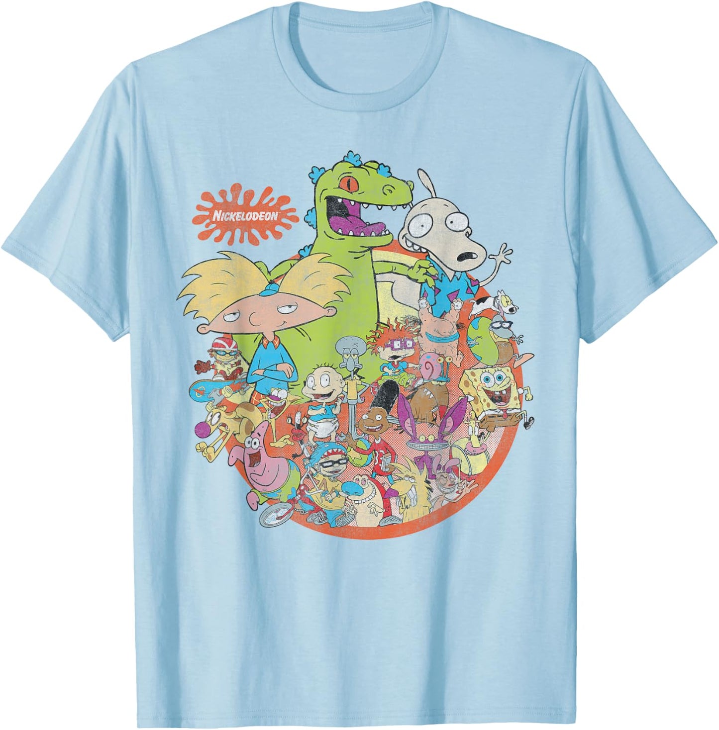 Nickelodeon 90's Nicktoons Graphic T-Shirt - T-Shirt | Light Blue