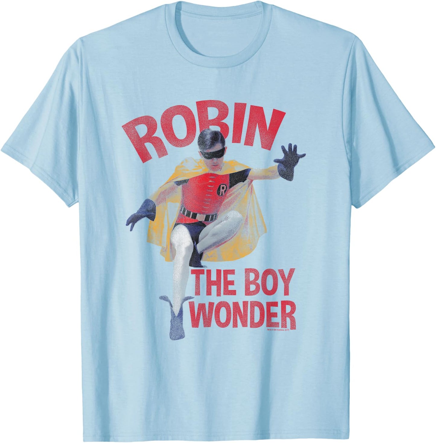 Batman Classic TV Series Robin Boy Wonder T-Shirt - T-Shirt | Light Blue