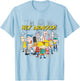 Nickelodeon Hey Arnold Cast Hangout T-Shirt - T-Shirt | Light Blue