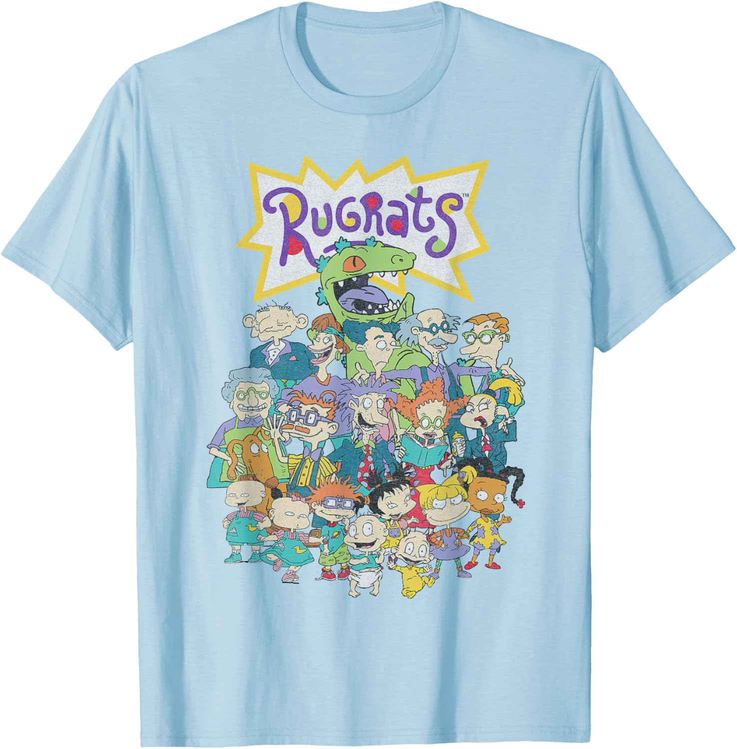 Nickelodeon Rugrats Full Character Portrait T-Shirt - T-Shirt | Light Blue
