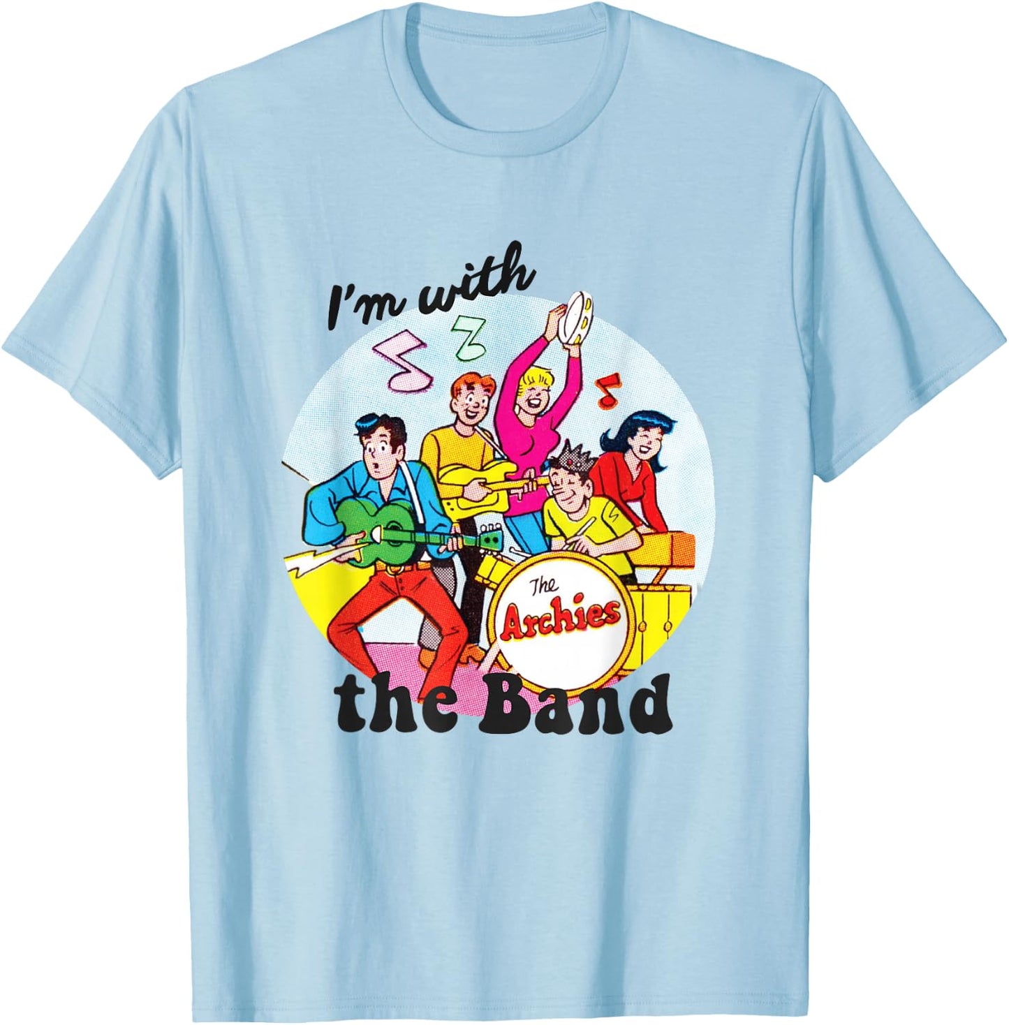 I'm with The Band Archie Comics Small T-Shirt - T-Shirt | Light Blue