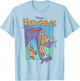 Disney Hercules Hydra Battle Retro Classic Movie Poster T-Shirt - T-Shirt | Light Blue
