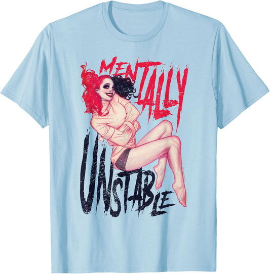 Harley Quinn Unstable T-Shirt - T-Shirt | Light Blue