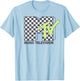 MTV Music Television Checkerboard Logo Fill Small T-Shirt - T-Shirt | Light Blue