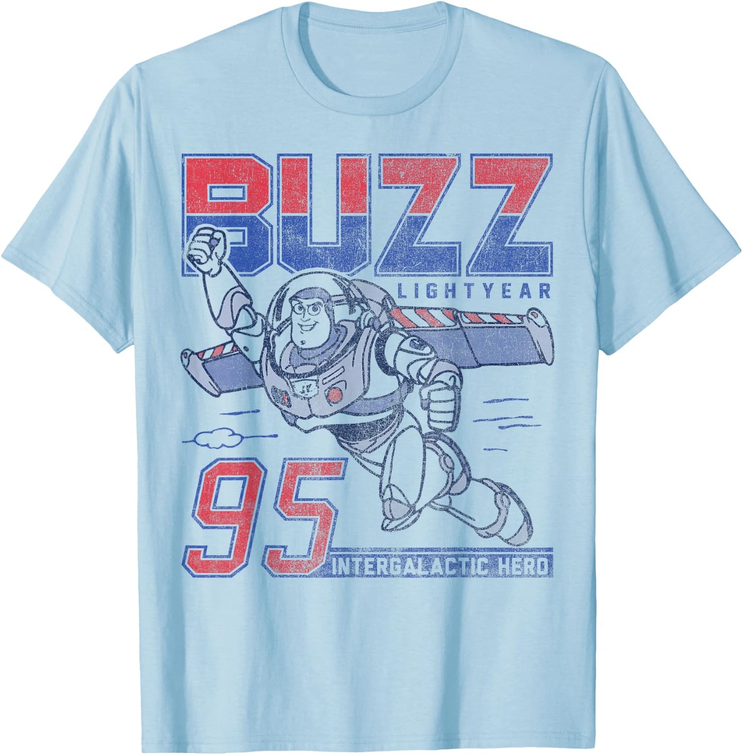 Disney Pixar Toy Story Buzz Lightyear Intergalactic Hero T-Shirt - T-Shirt | Light Blue