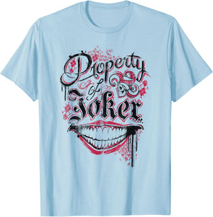 Suicide Squad Property of T Shirt T-Shirt - T-Shirt | Light Blue
