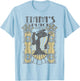 Disney Princess and The Frog Tiana's Place Art Deco Poster Small T-Shirt - T-Shirt | Light Blue