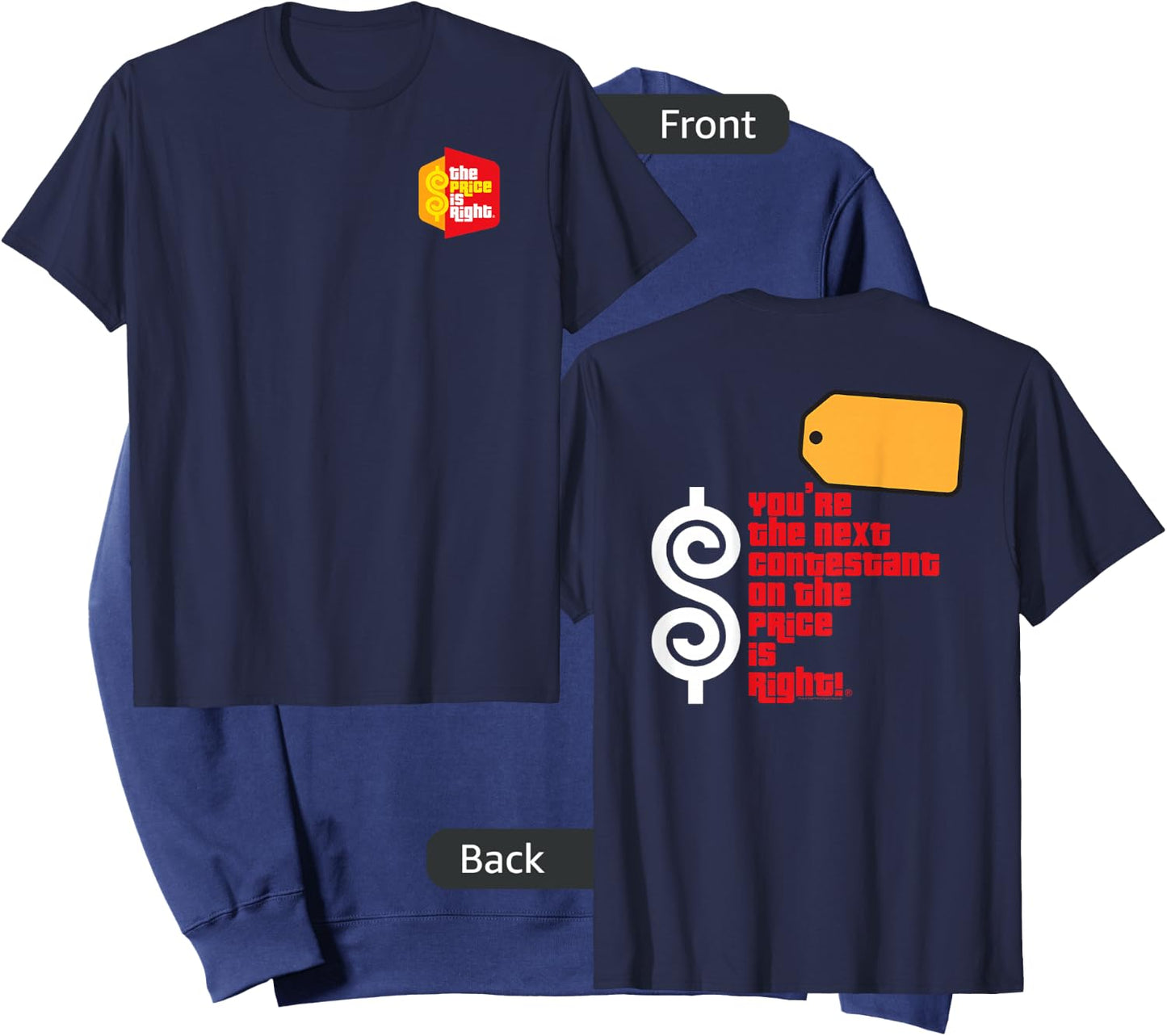 Price is Right : You're the Next Contestant - -Adults, Blue, Small Sweatshirt - Sweatshirt | Navy