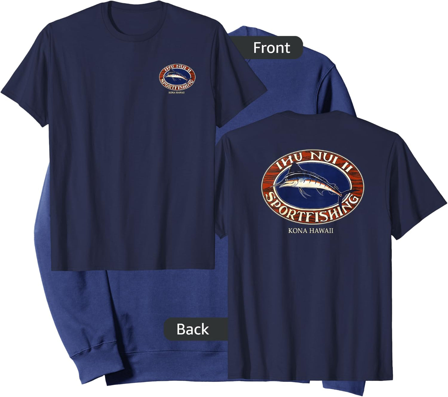 Ihu Nui II Sportfishing - Fishing Sweatshirt - Sweatshirt | Navy