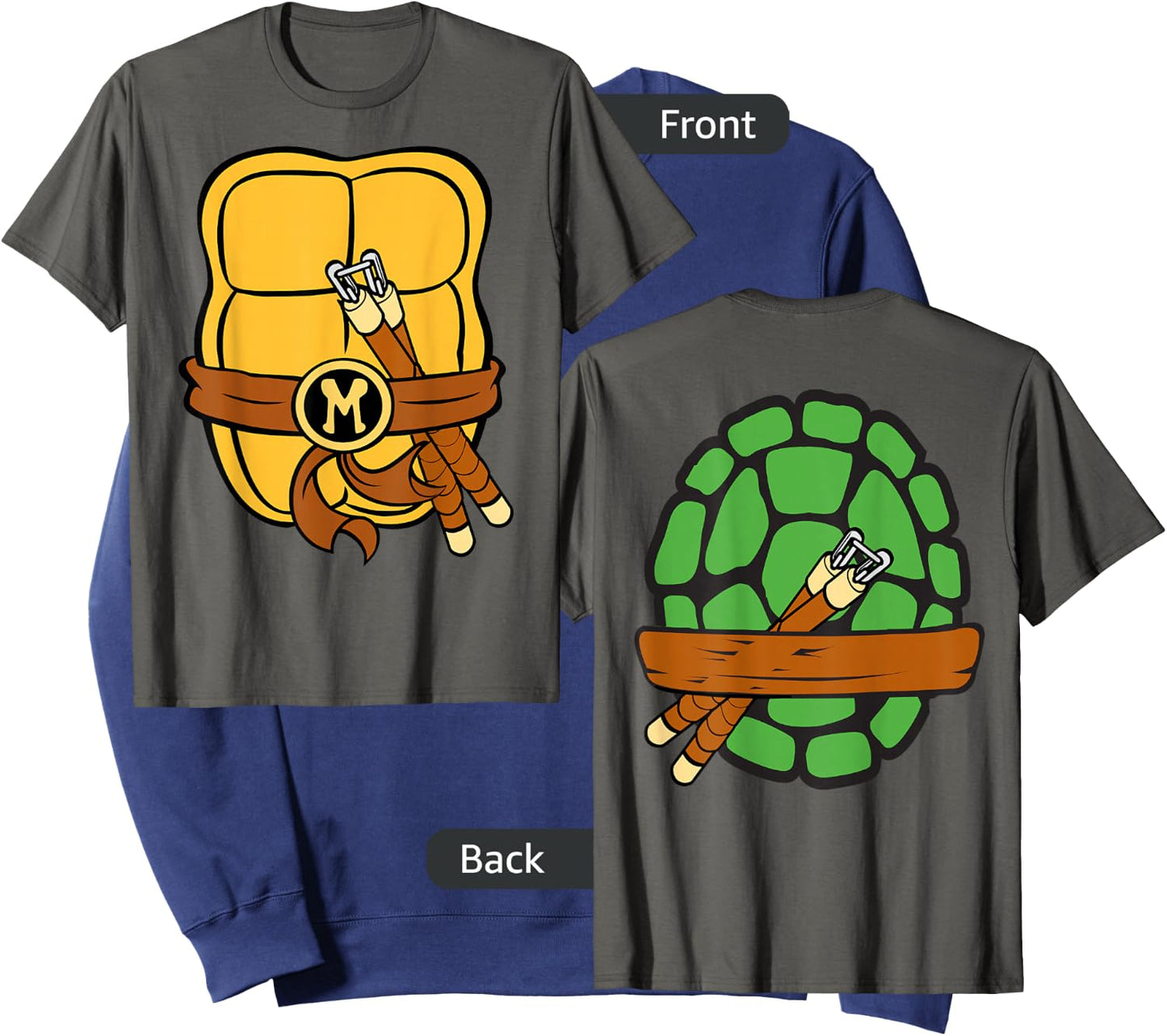 Teenage Mutant Ninja Turtles Michelangelo Shell Sweatshirt - Sweatshirt | Navy