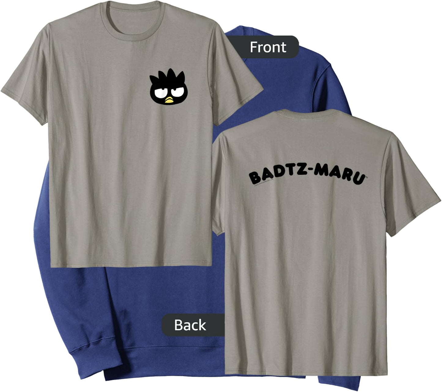 Badtz - Maru Front and Back Logo Shirt Sweatshirt - Sweatshirt | Navy