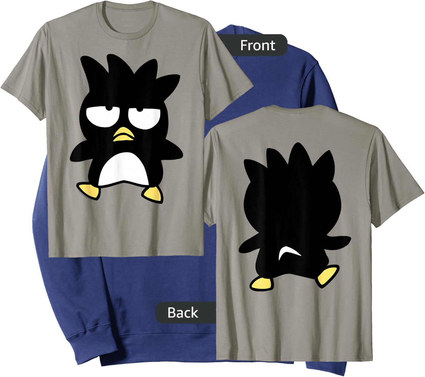 BADTZ-MARU Front and Back Shirt Sweatshirt - Sweatshirt | Navy