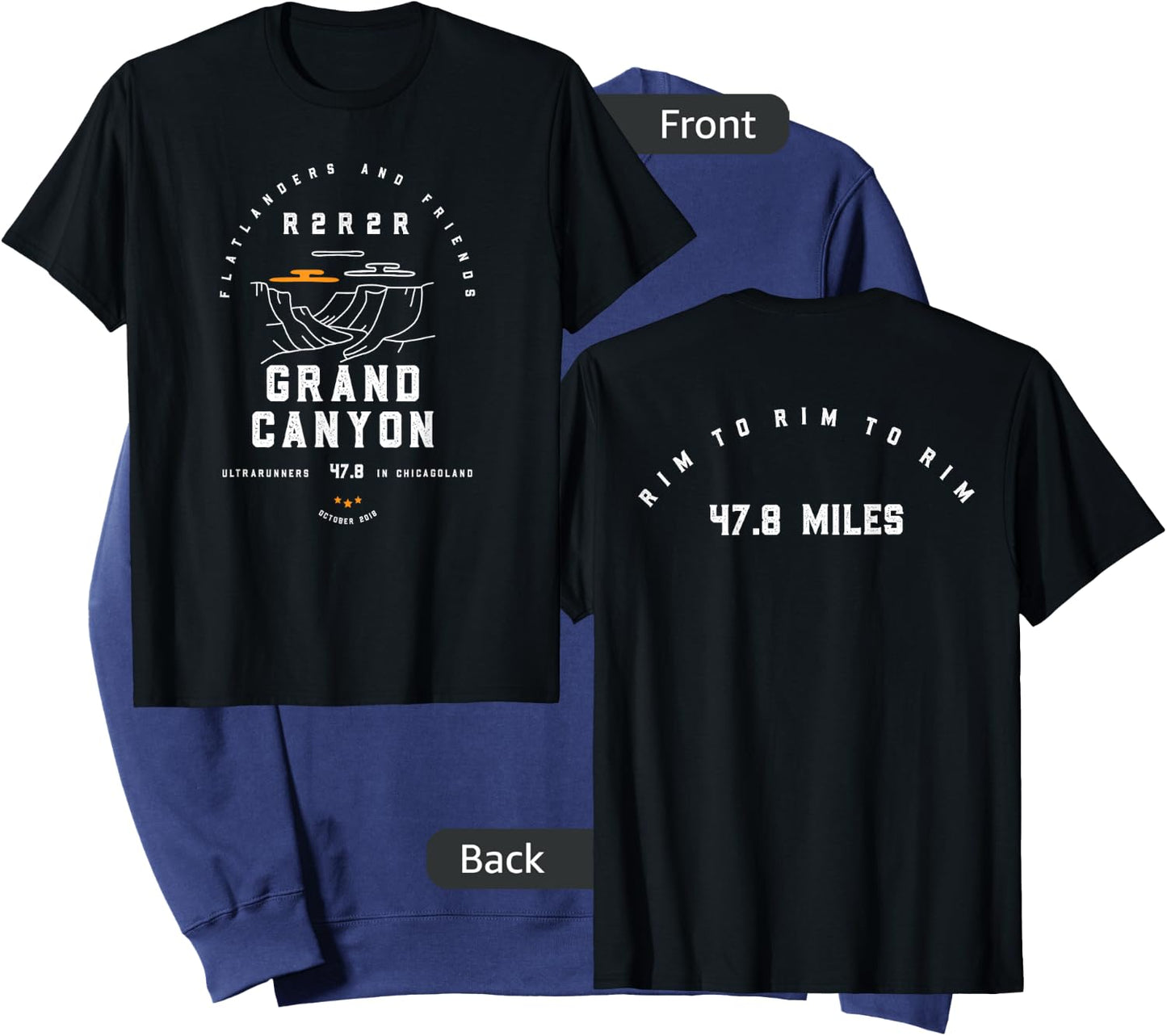 R2R2R Regular T Sweatshirt - Sweatshirt | Navy