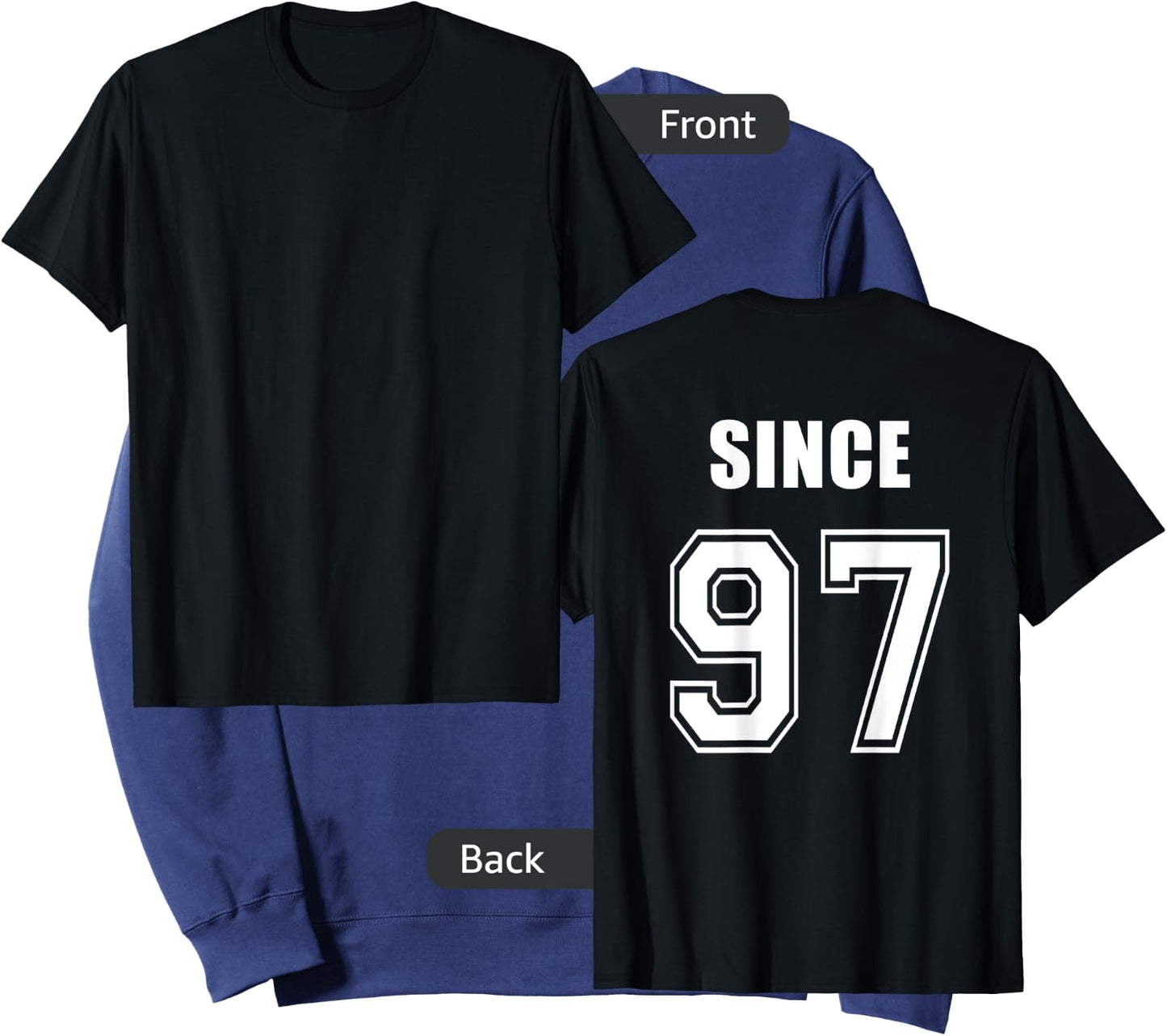 Together since 1997 -couple shirts-Lovers Shirts- King Queen Sweatshirt - Sweatshirt | Navy