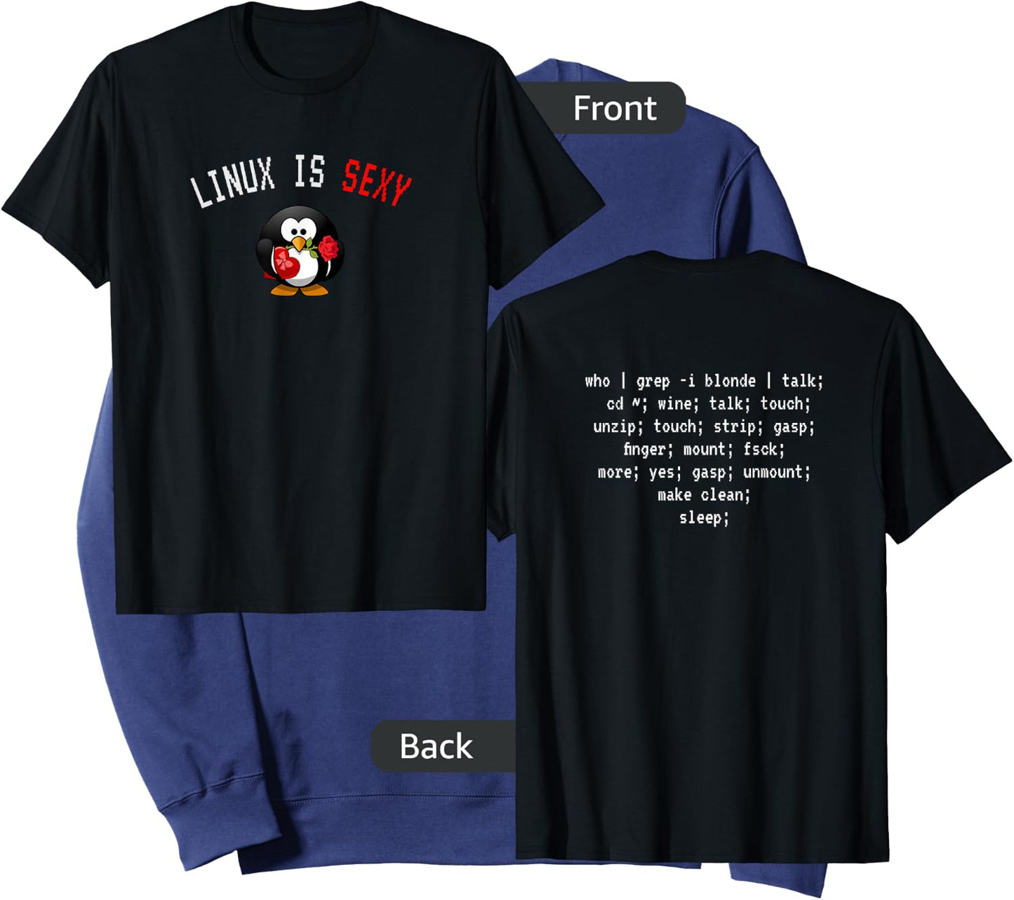 Linux is Sexy Sweatshirt - Sweatshirt | Navy