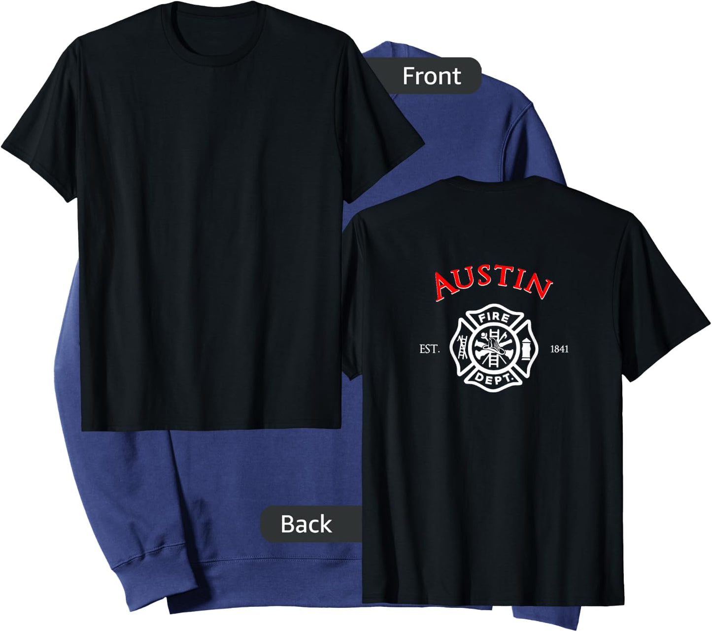 City of Austin Fire Rescue Texas Firefighter Duty Sweatshirt - Sweatshirt | Navy