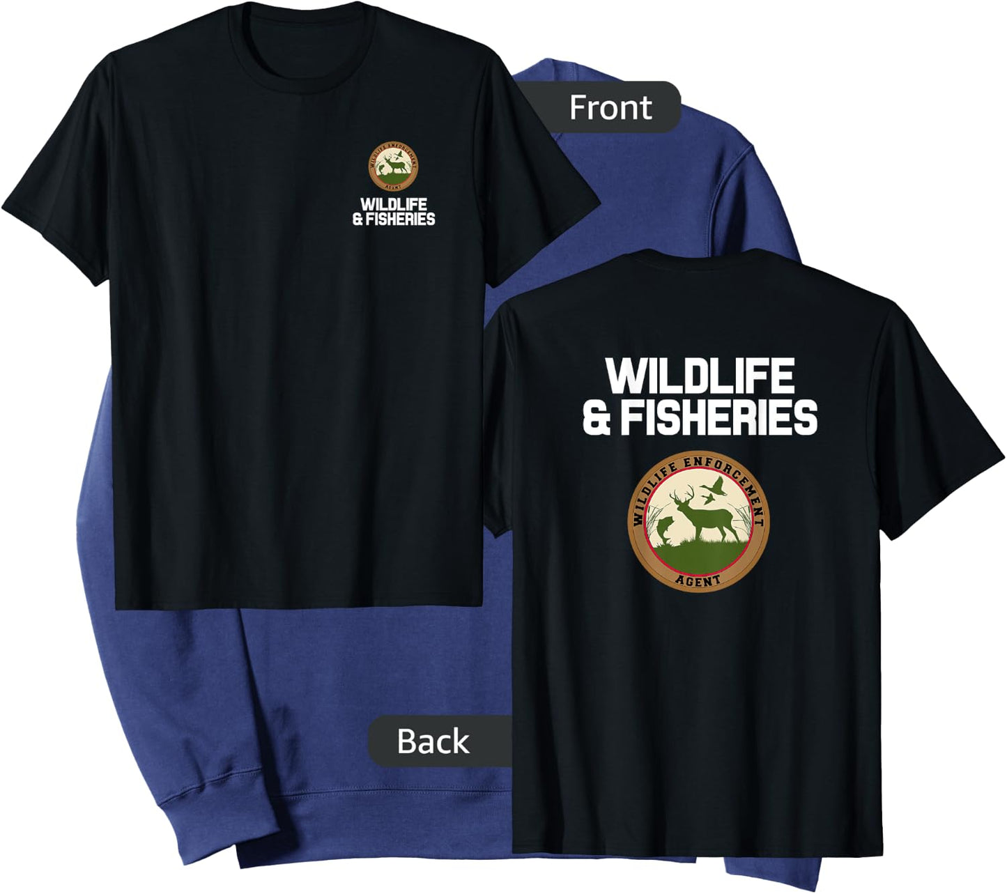 Wildlife Enforcement Officer Agent Uniform Sweatshirt - Sweatshirt | Navy