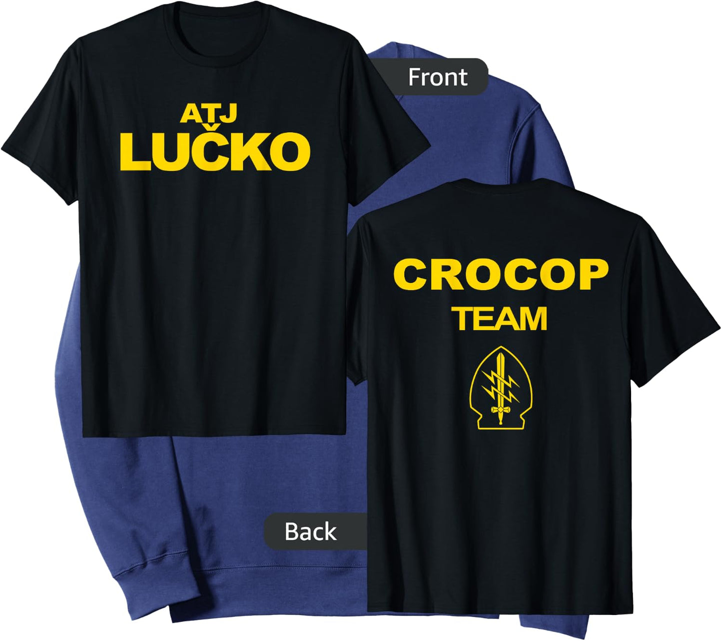 Croatian Police Anti-terrorist Unit ATJ LUCKO Crocop Team Sweatshirt - Sweatshirt | Navy
