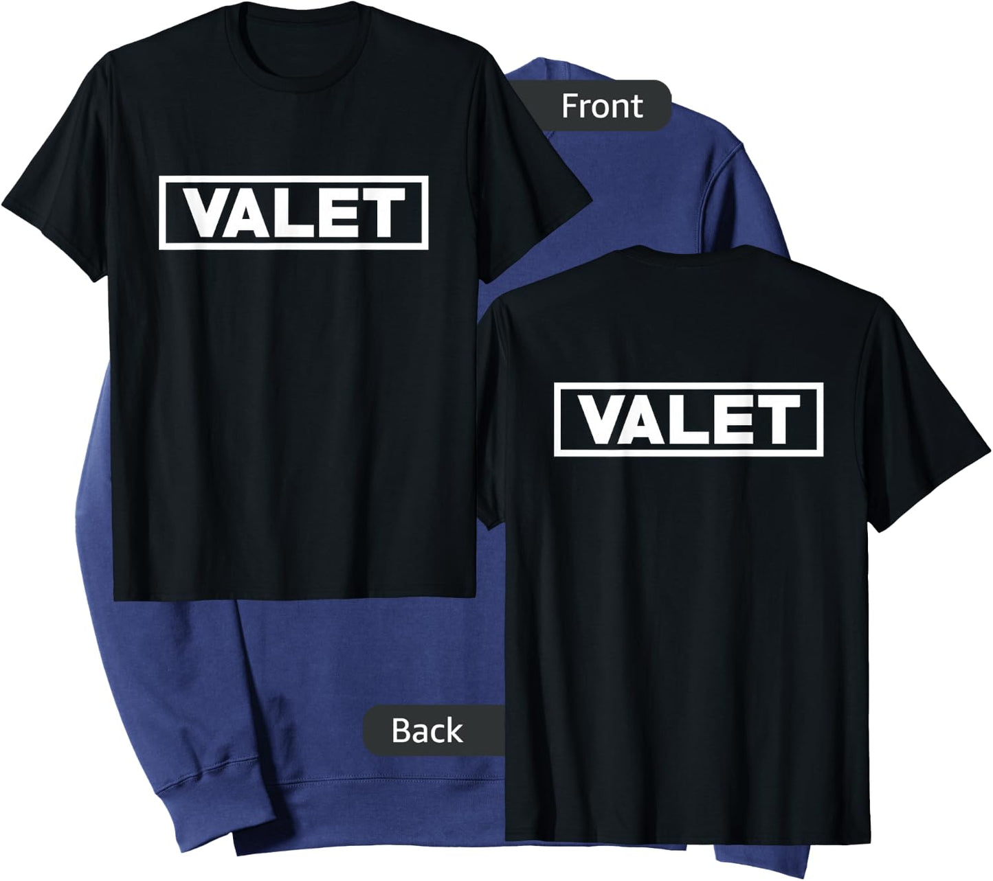 Valet Car Parking Lot Attendant Hotel & Restaurant Employee Sweatshirt - Sweatshirt | Navy