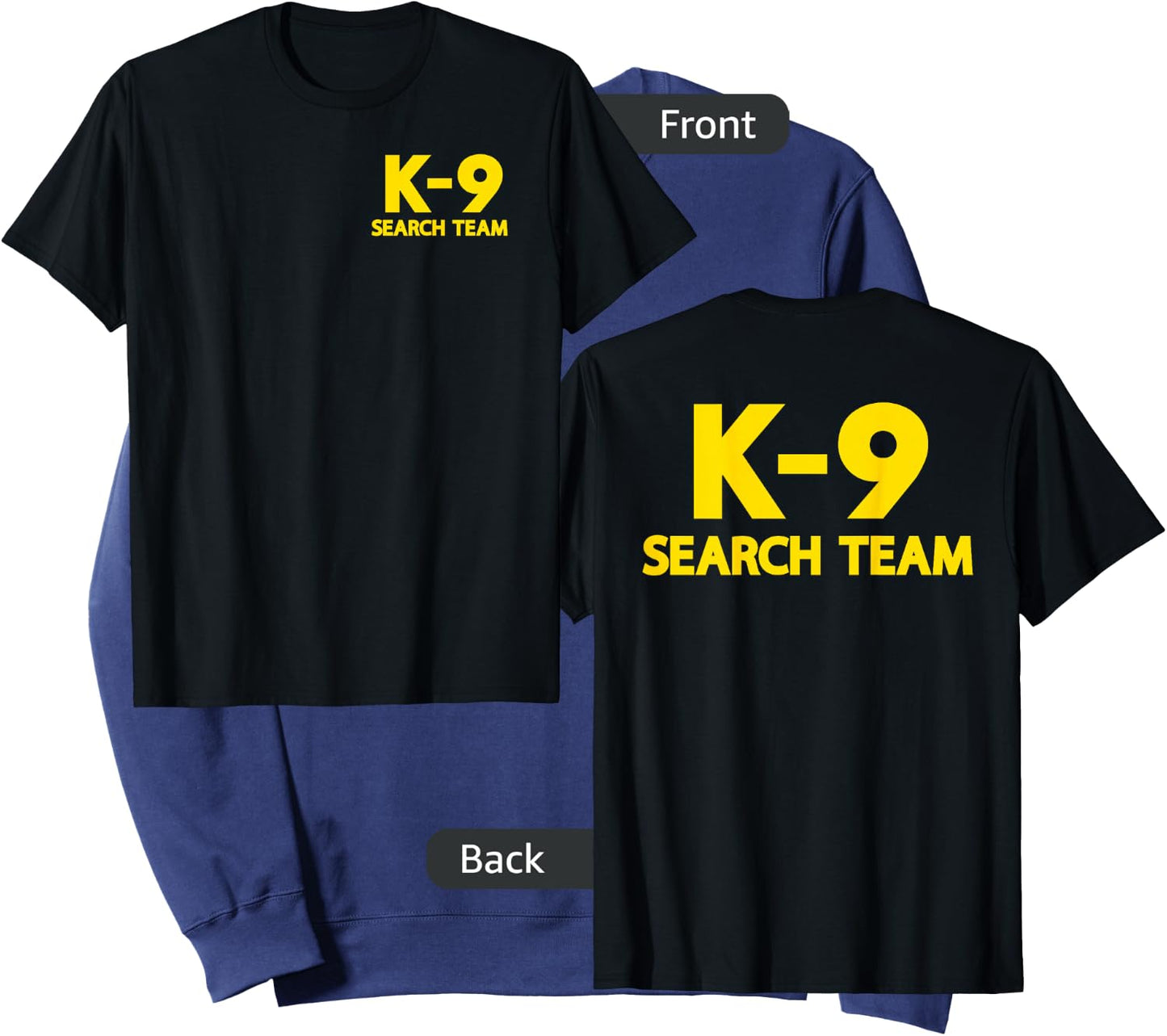 K9 Search Team Search and Rescue SAR Official Uniform Sweatshirt - Sweatshirt | Navy