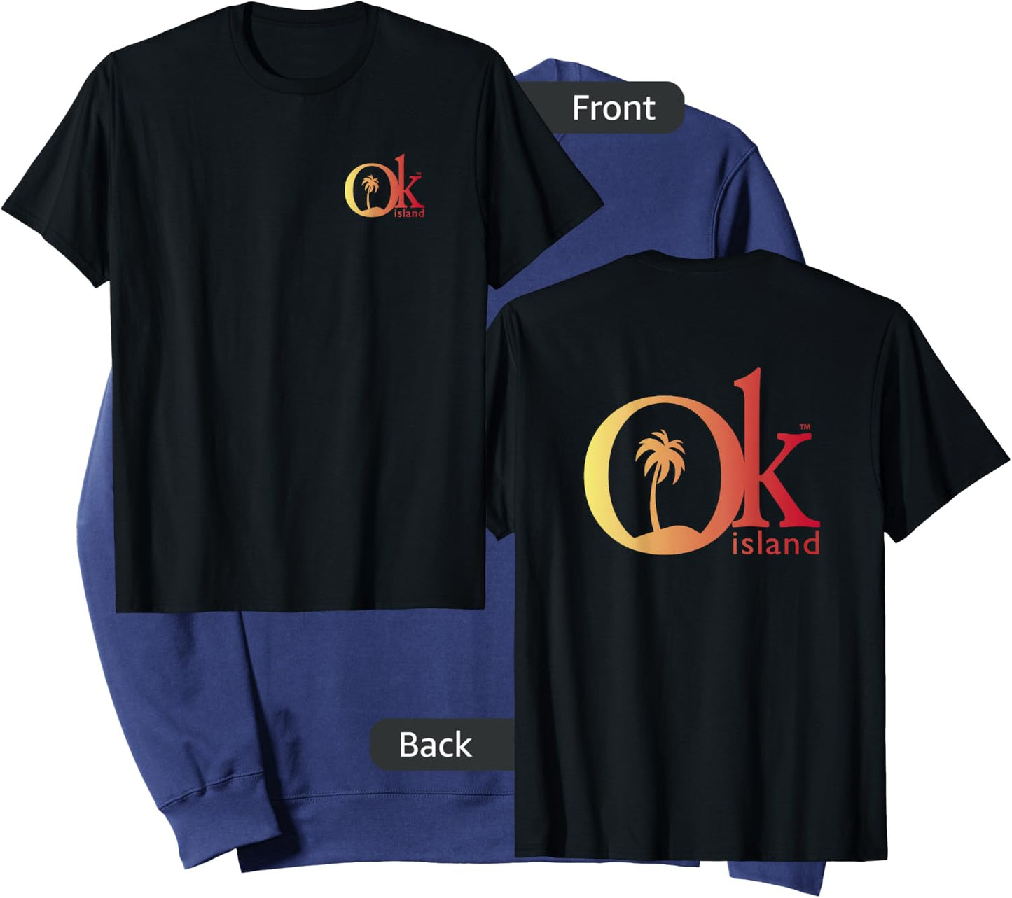 Okaloosa Island Destin Gulf Coast Florida Retro Beach Surfer Men Women Kids Sweatshirt - Sweatshirt | Navy