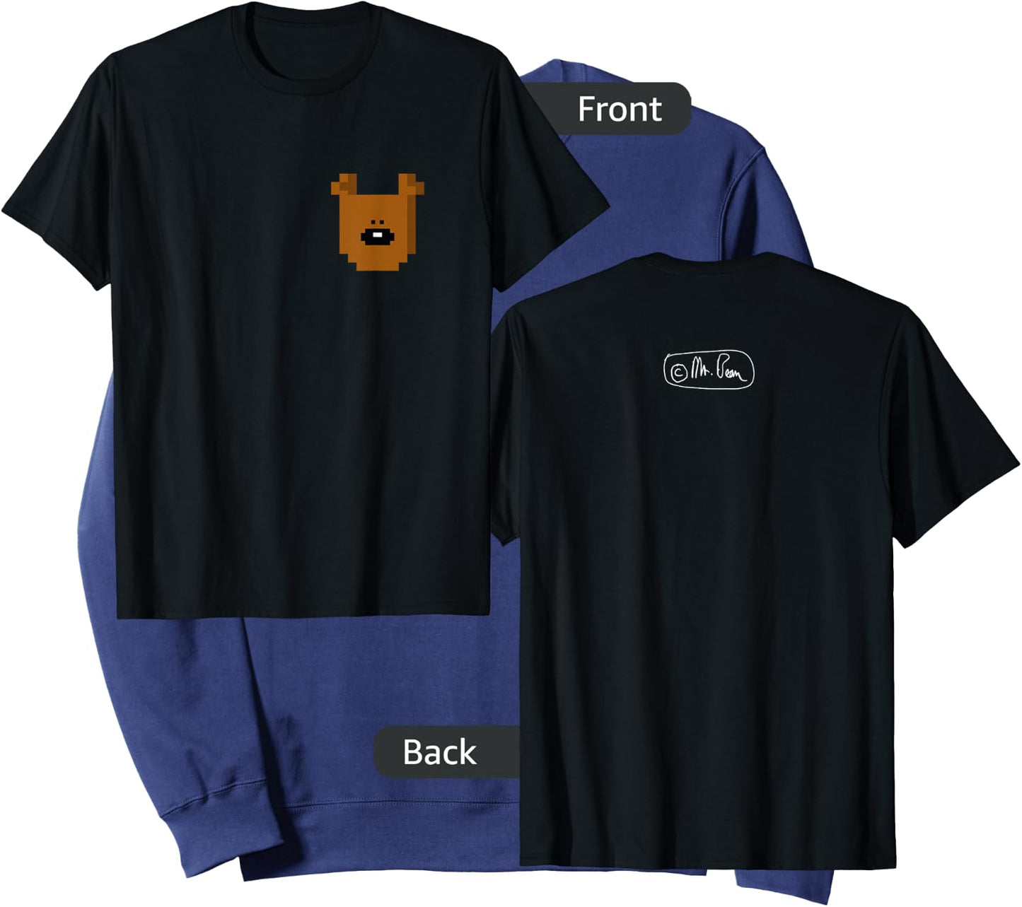 Mr Bean Teddy Face Sweatshirt - Sweatshirt | Navy