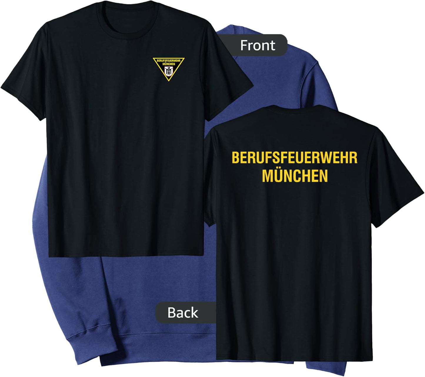 Feuerwehr Munich Munchen Germany Fire Department Firefighter Sweatshirt - Sweatshirt | Navy