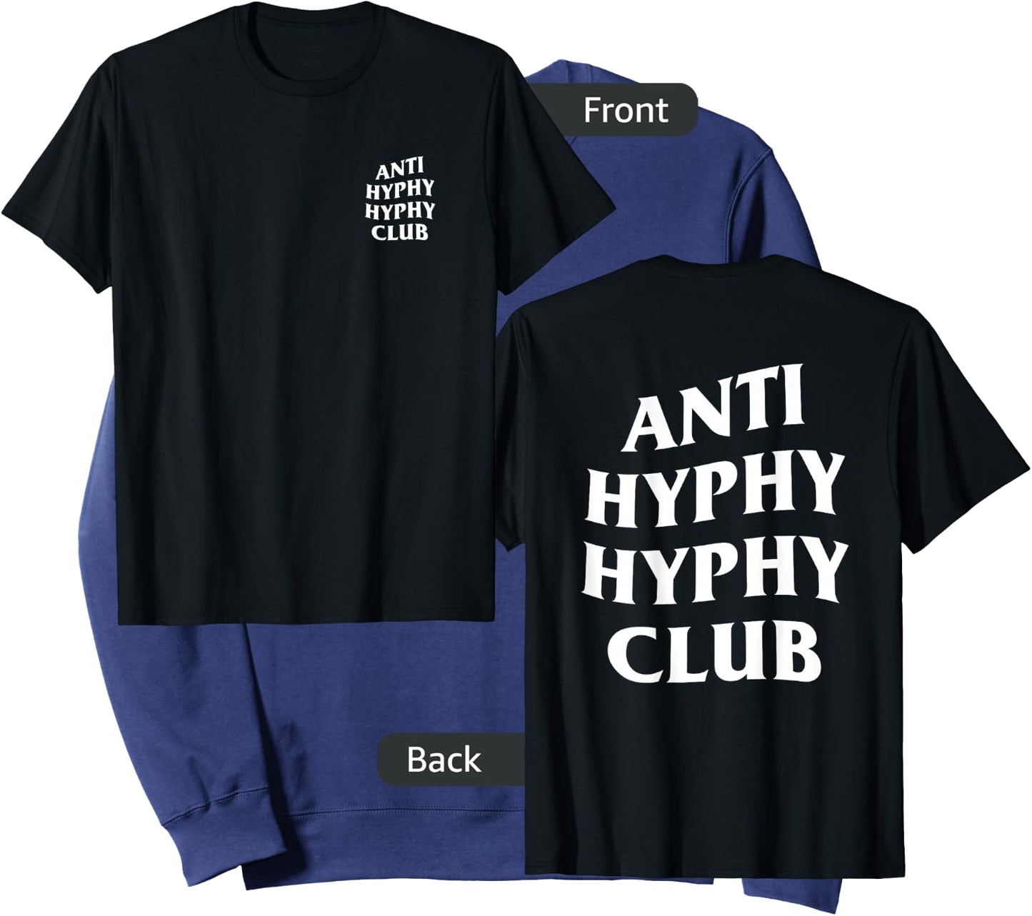 Anti Hyphy Hyphy Club Sweatshirt - Sweatshirt | Navy