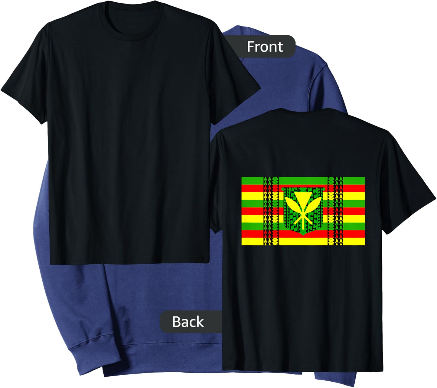 Tribal Kanaka Maoli Hawaiian Flag Sweatshirt - Sweatshirt | Navy