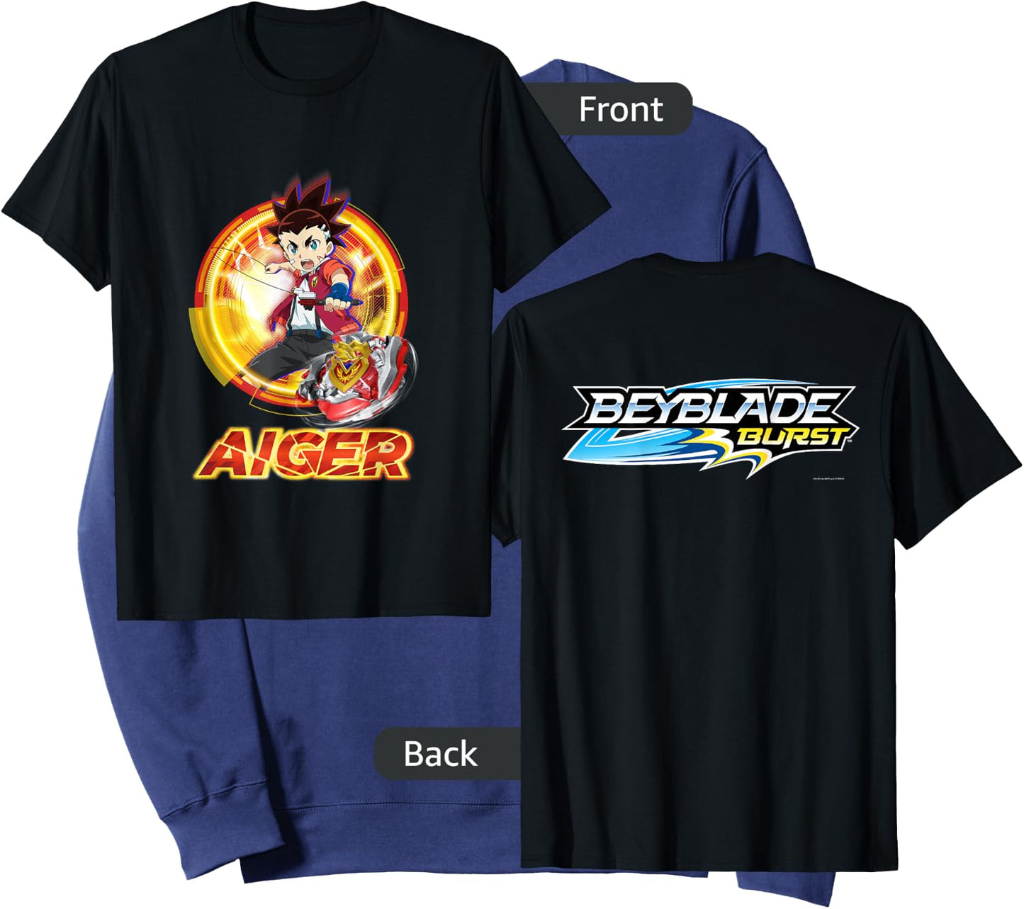 Beyblade Burst Turbo Aiger Sweatshirt - Sweatshirt | Navy