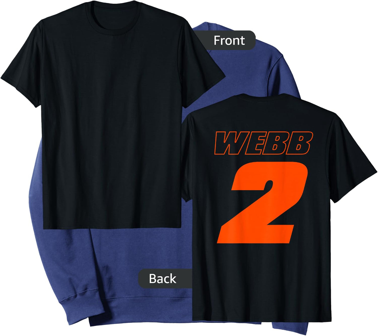 Motocross and Supercross Number 2 Shirt Cooper #2 Webb Sweatshirt - Sweatshirt | Navy