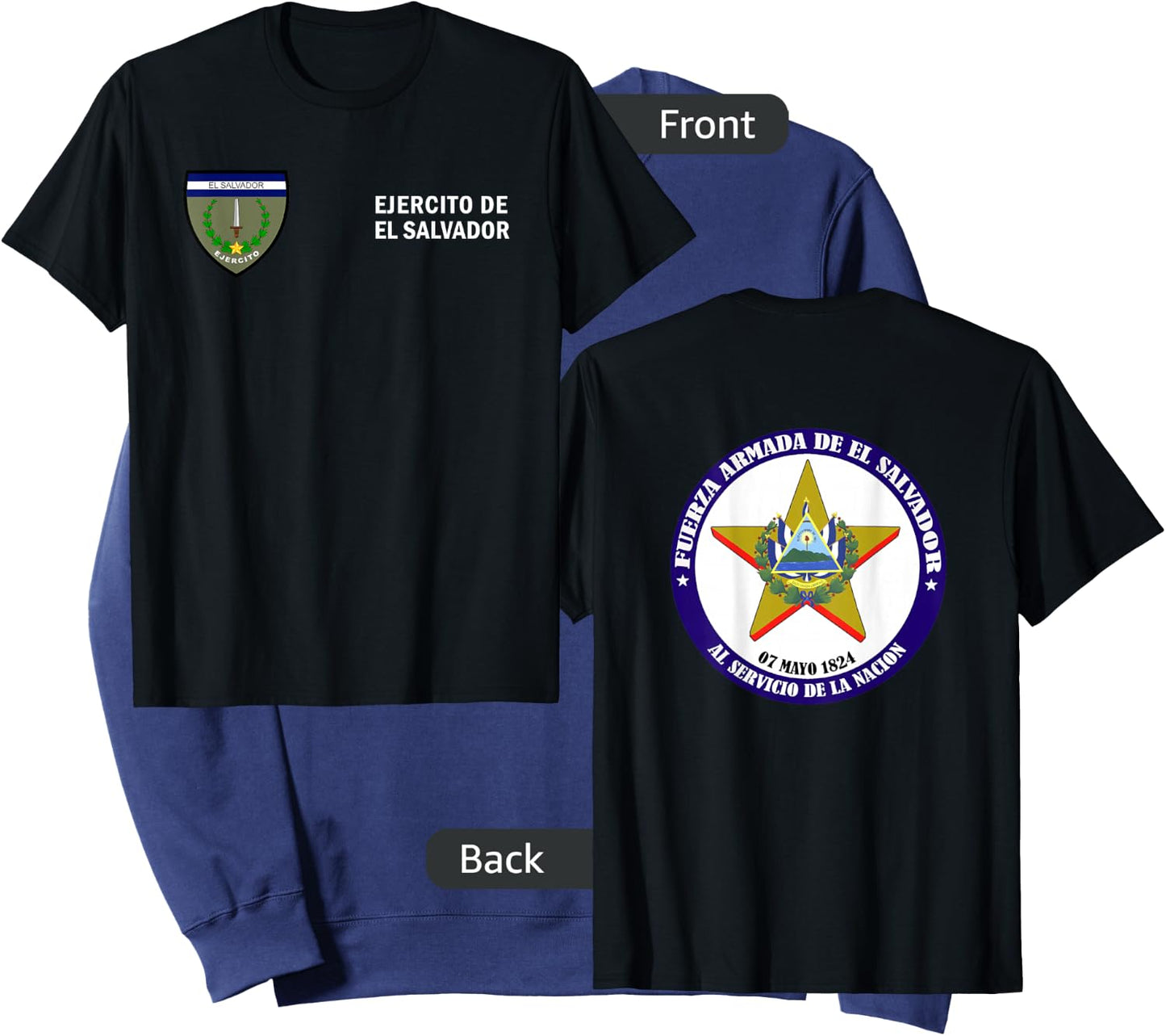 Fuerza Armada El Salvador Army - Ejercito de El Salvador Sweatshirt - Sweatshirt | Navy