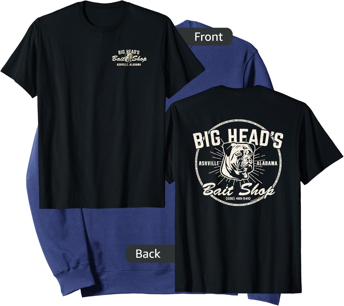 Alabama Fishing Big Head's Bait Shop Sweatshirt - Sweatshirt | Navy