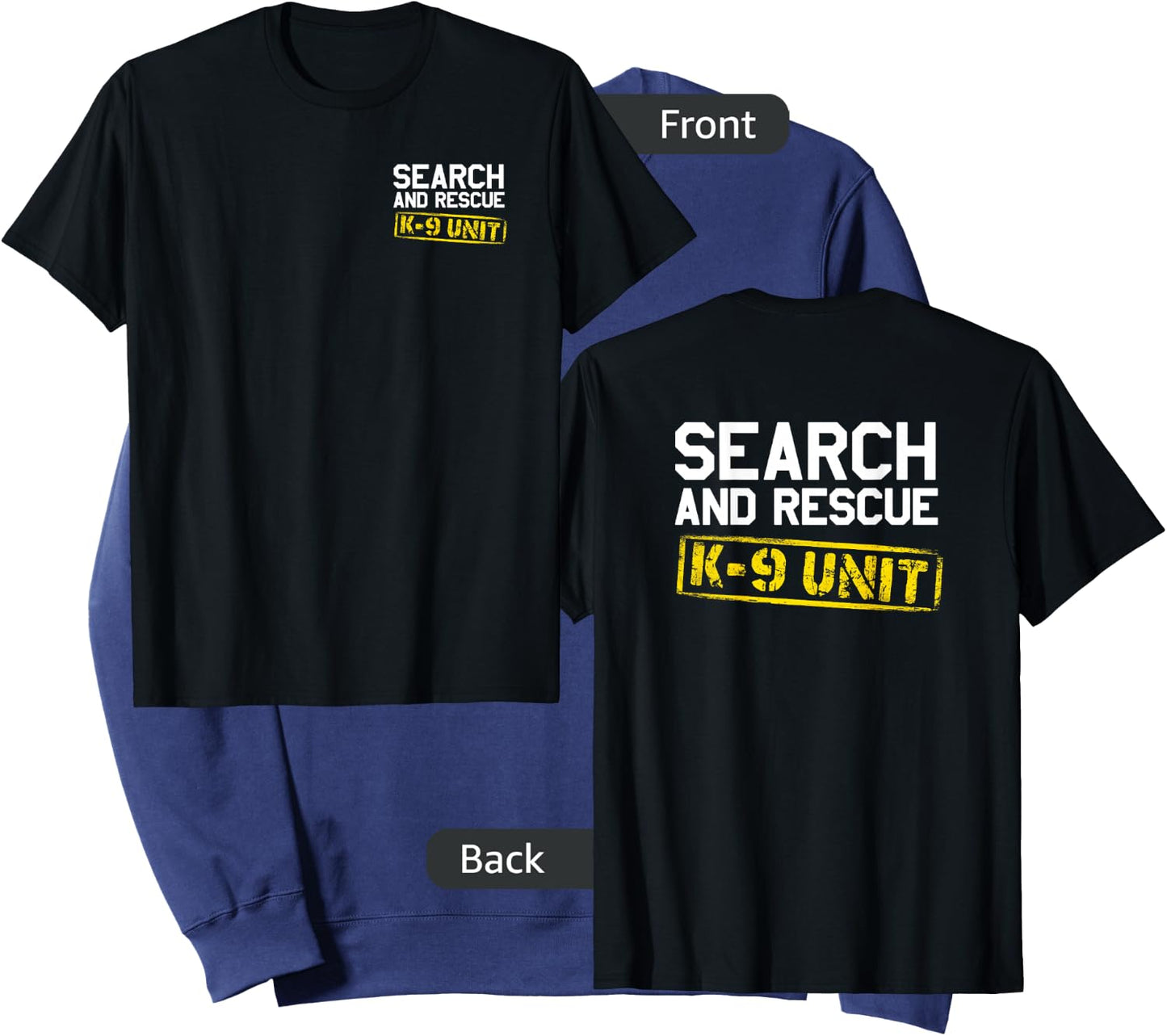 K9 Thin Orange Line Search & Rescue SAR K-9 Team Sweatshirt - Sweatshirt | Navy