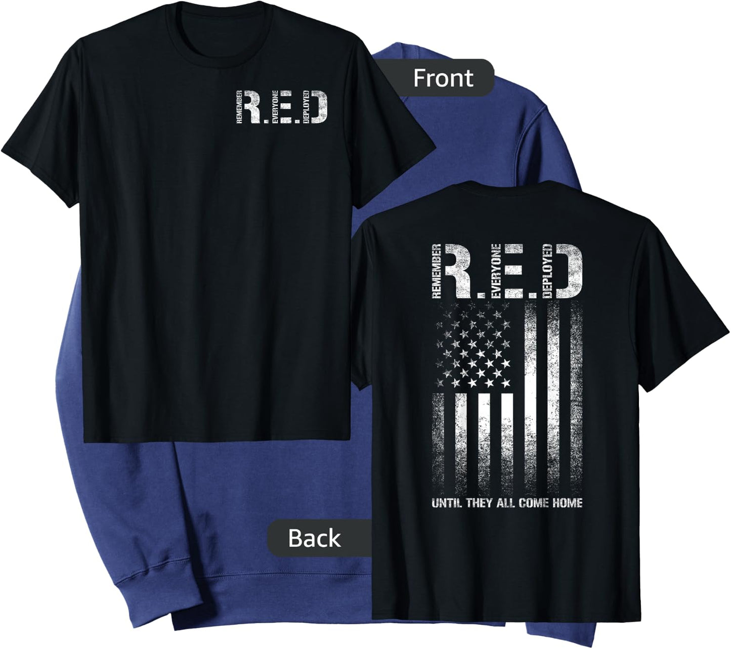 R.E.D Friday - US Military & Veteran Sweatshirt - Sweatshirt | Navy