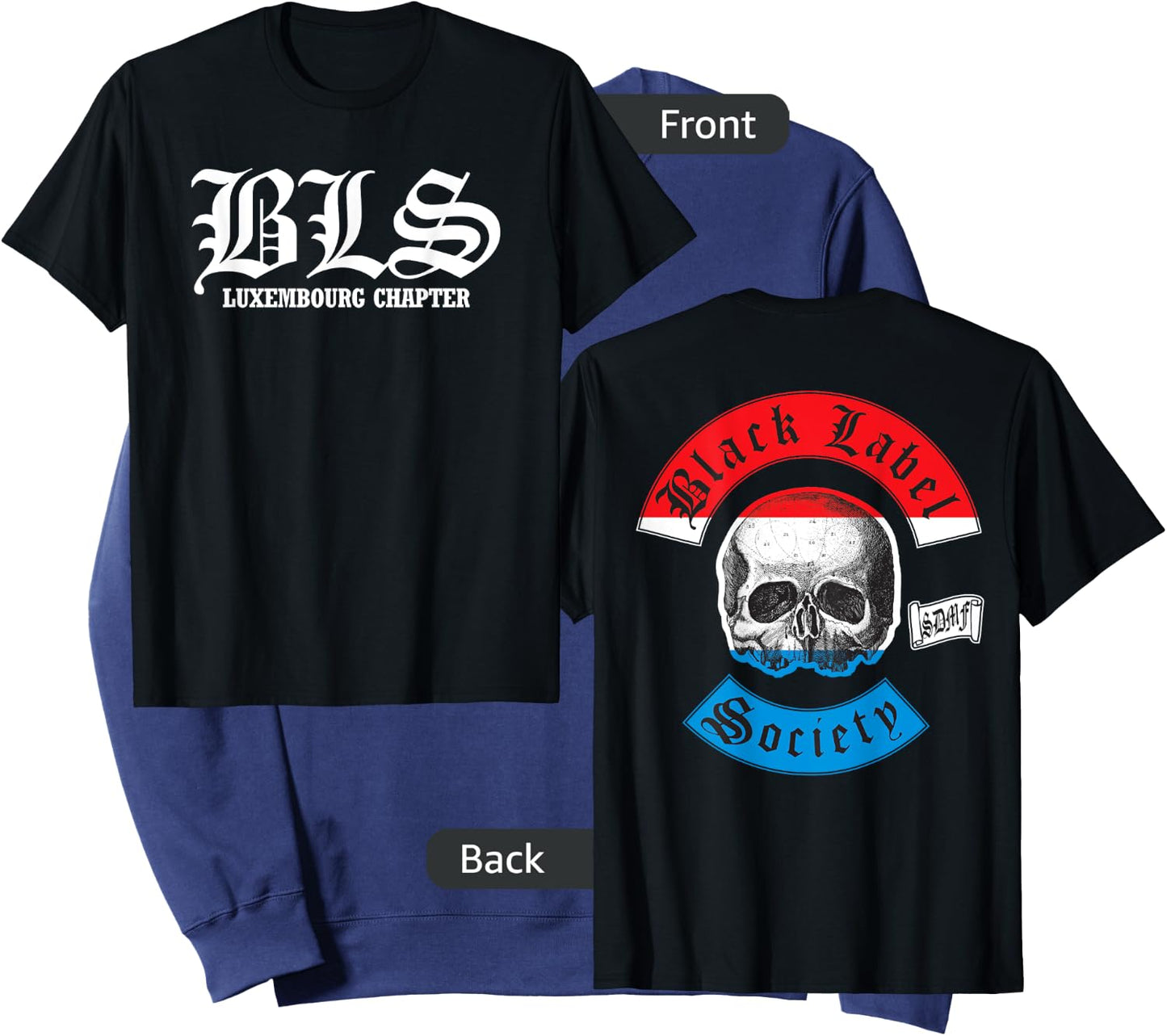 Black Label Society Luxembourg Chapter Sweatshirt - Sweatshirt | Navy