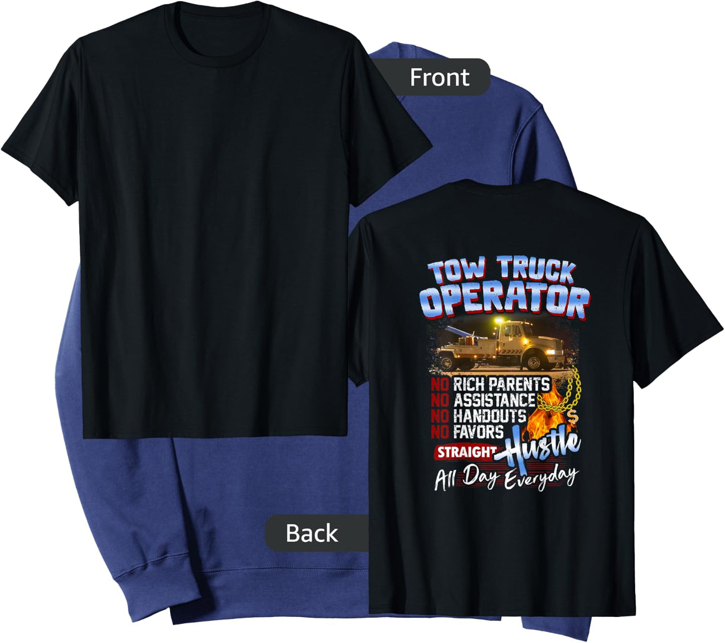 Tow Truck Operator Shirt Sweatshirt - Sweatshirt | Navy