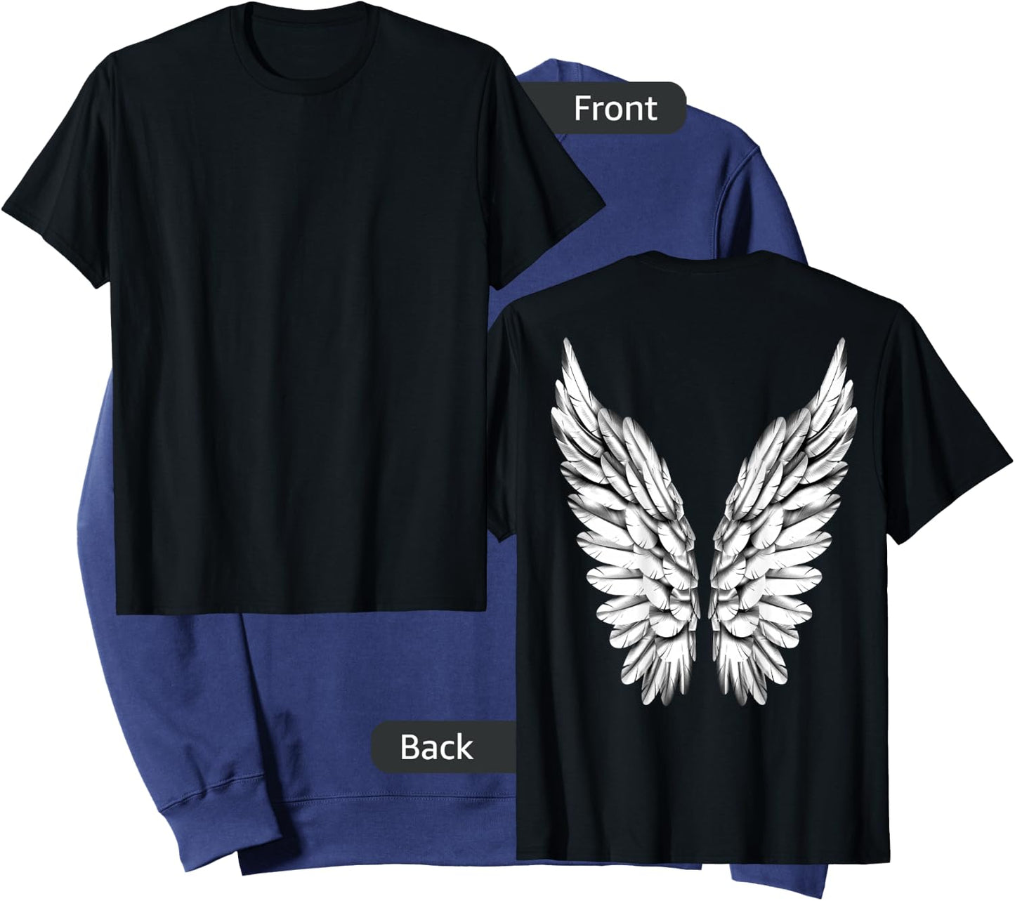 White Wings Freedom Guardian & Women Angel Sweatshirt - Sweatshirt | Navy