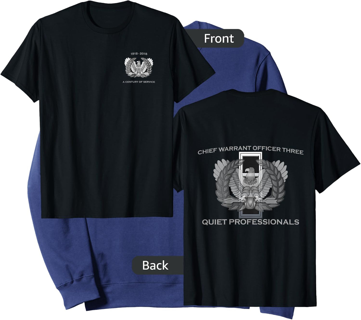 Chief Warrant Officer Three CW3 Eagle Rising Premium Sweatshirt - Sweatshirt | Navy