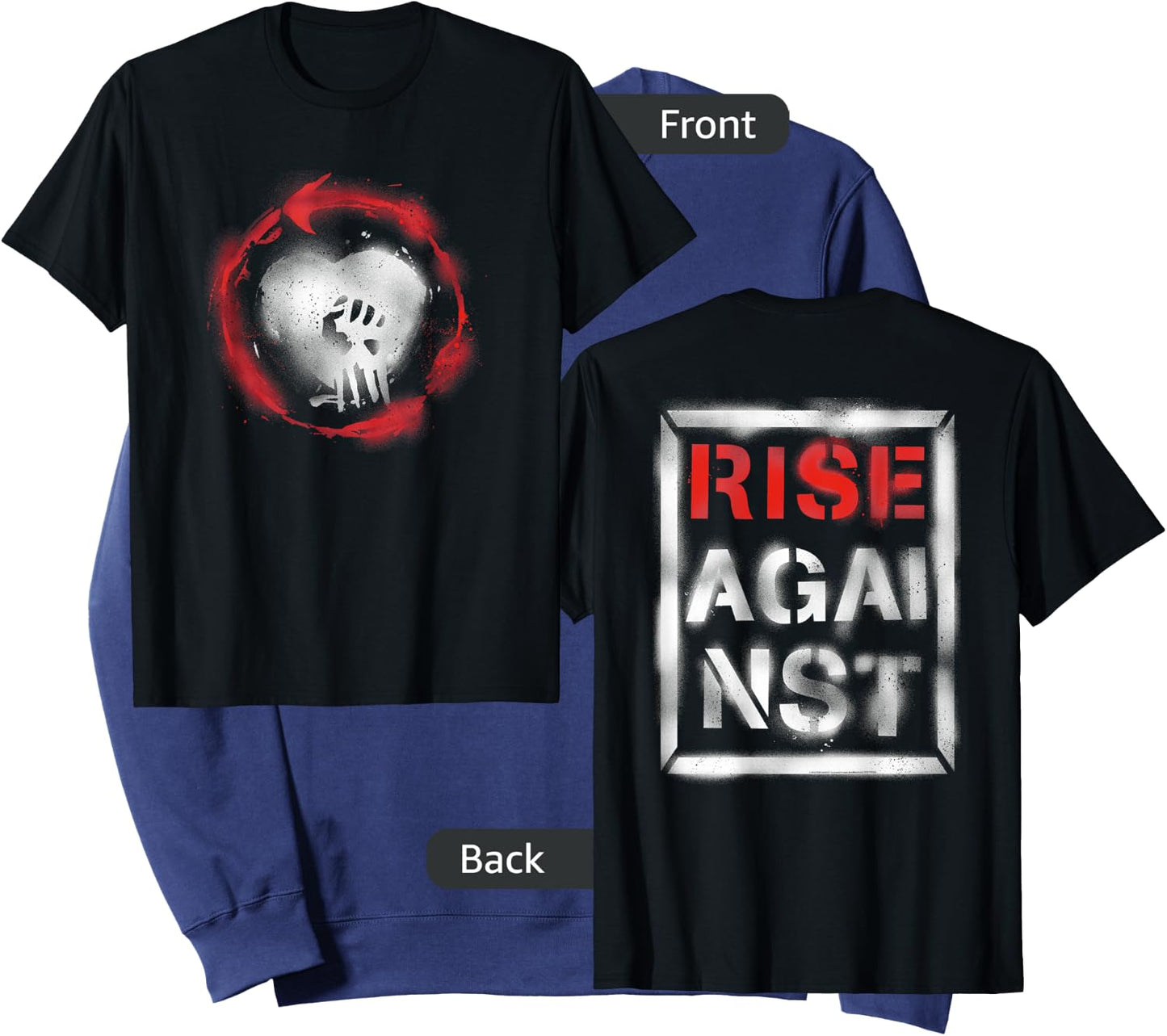Rise Against- Caution Official Merch Sweatshirt - Sweatshirt | Navy