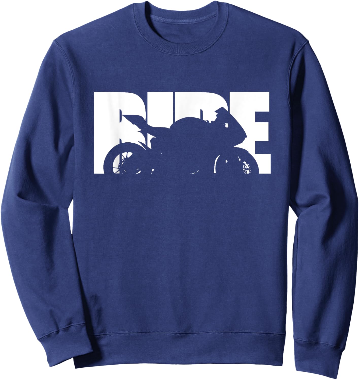 Bike Motorcyclist Apparel Motorcycle Rider Biker Sweatshirt - Sweatshirt | Navy